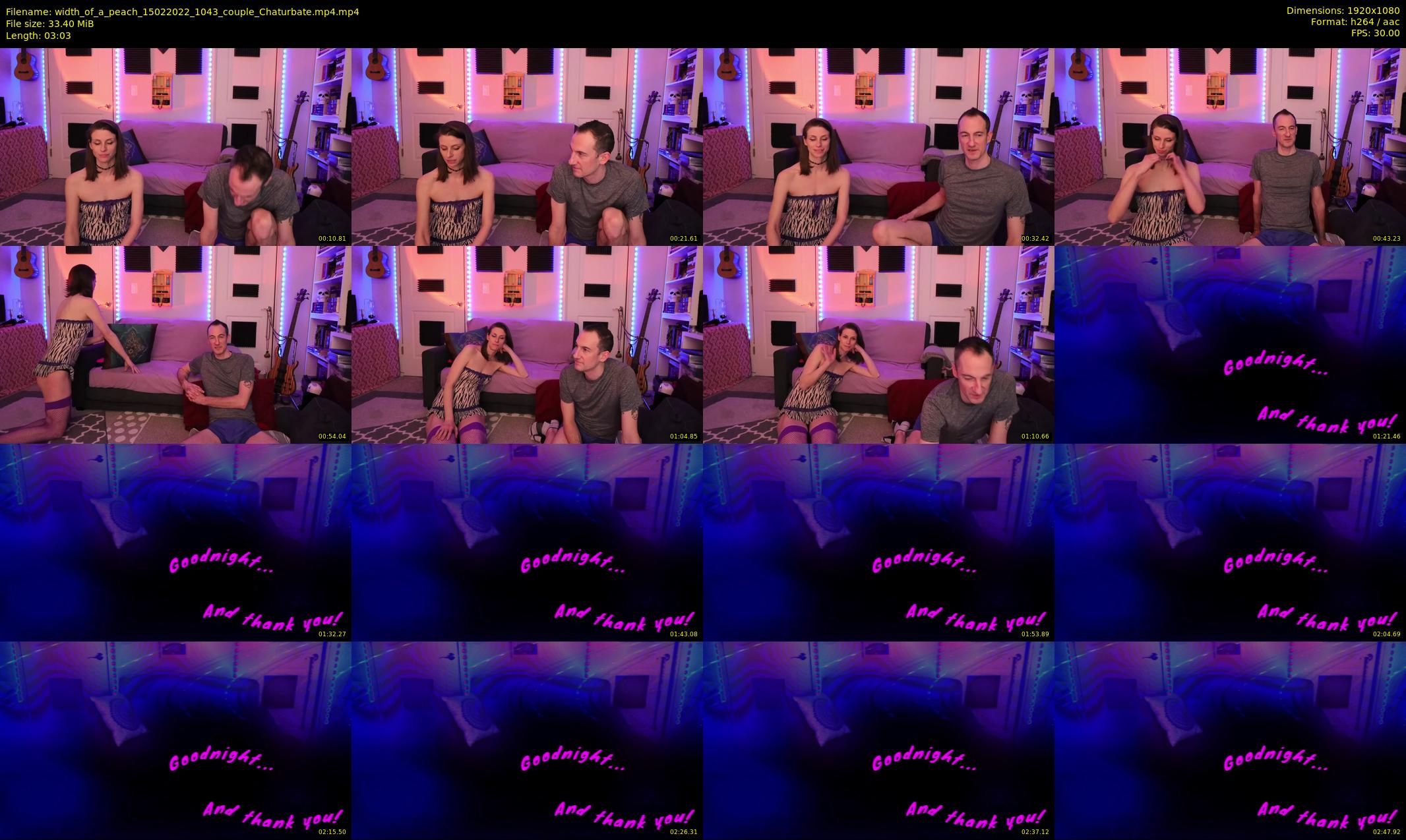 width_of_a_peach — 4 minute Chaturbate couple cam show recording, 1080p, Feb 15, 2022