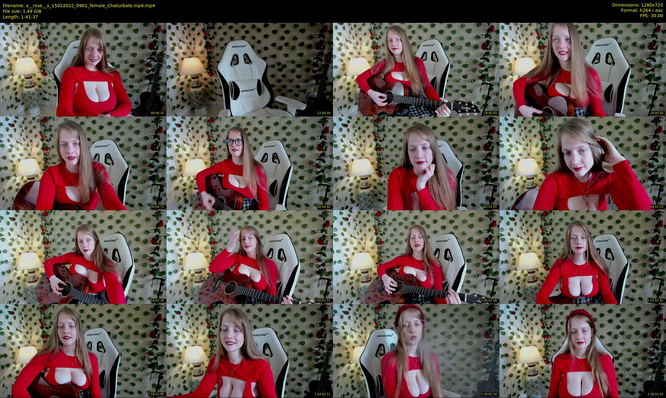 x__rose__x — 102 minute Chaturbate female cam show recording, 720p, Feb 15, 2022