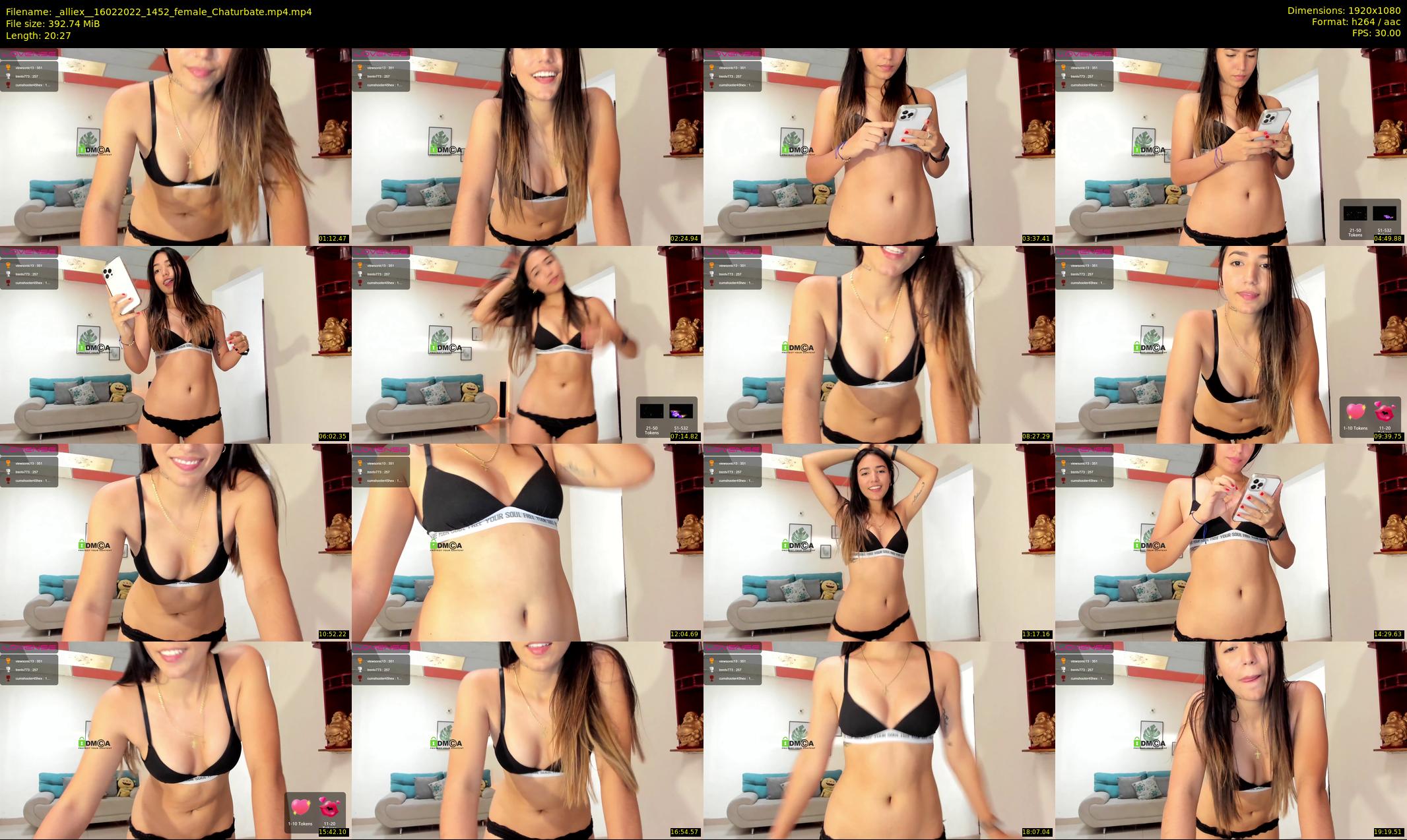 _alliex_ — 21 minute Chaturbate female cam show recording, 1080p, Feb 16, 2022
