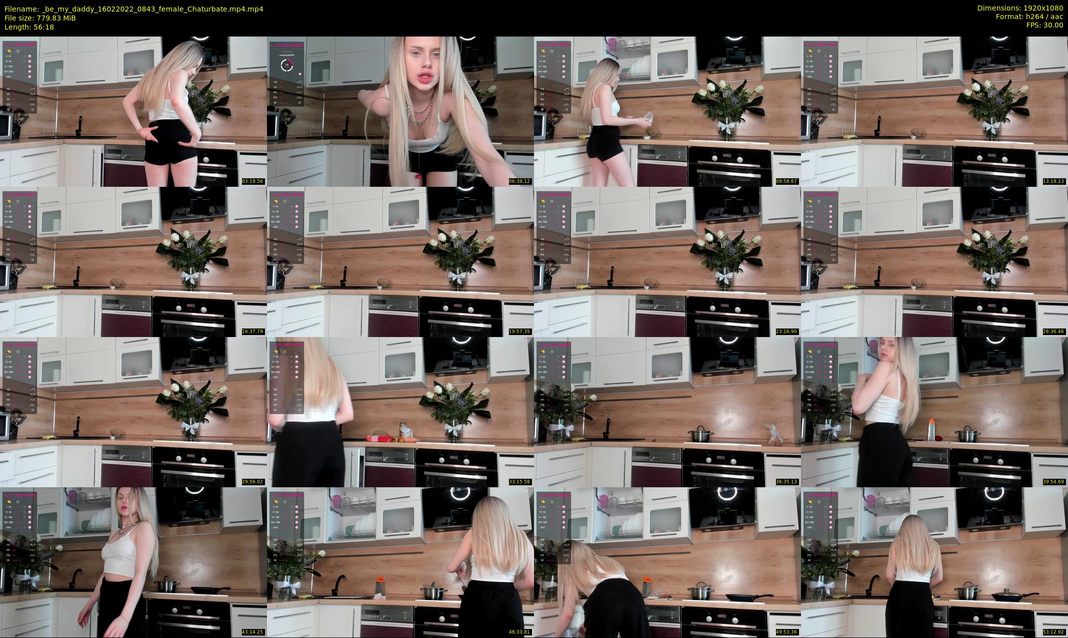 _be_my_daddy — 57 minute Chaturbate female cam show recording, 1080p, Feb 16, 2022