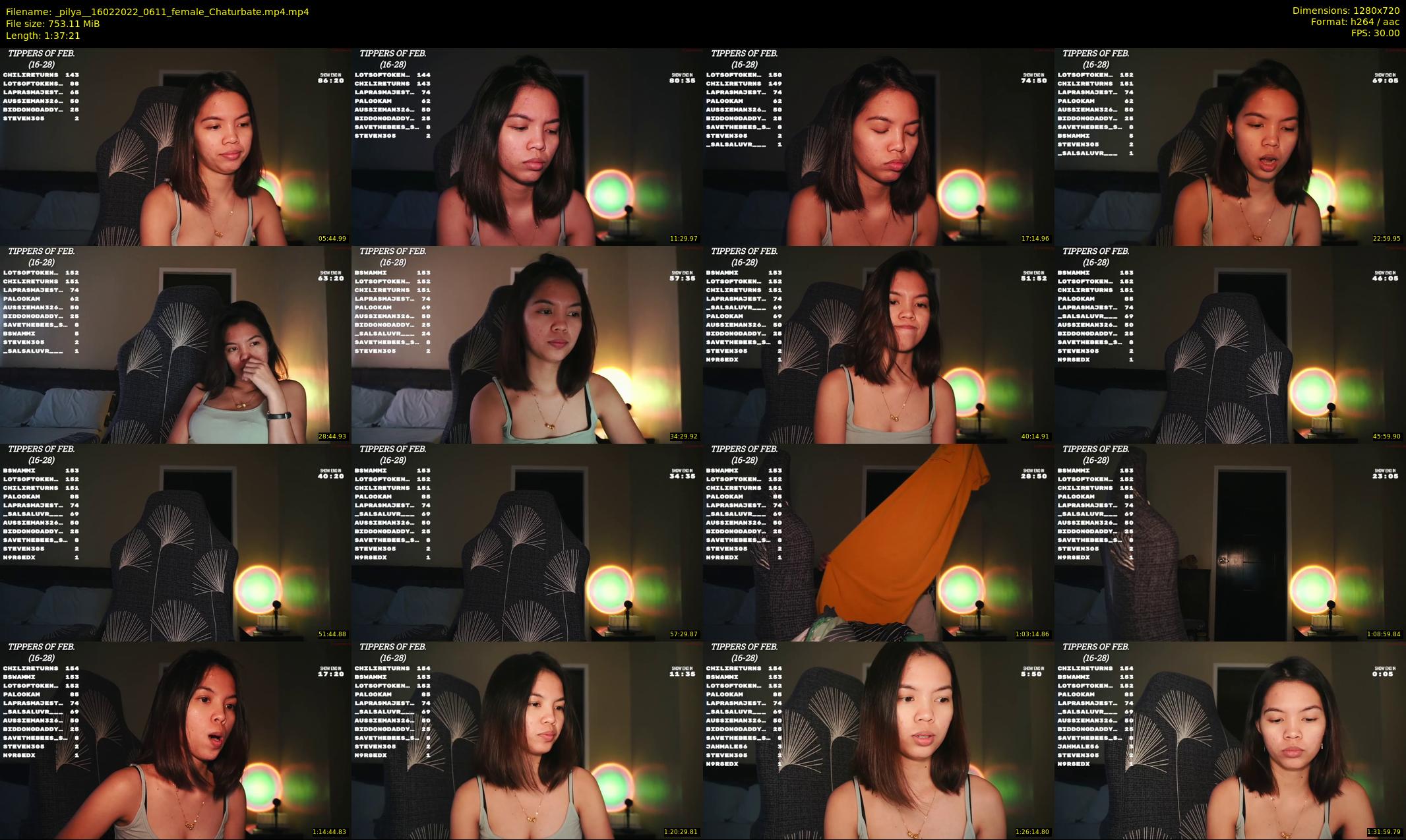 _pilya_ — 98 minute Chaturbate female cam show recording, 720p, Feb 16, 2022