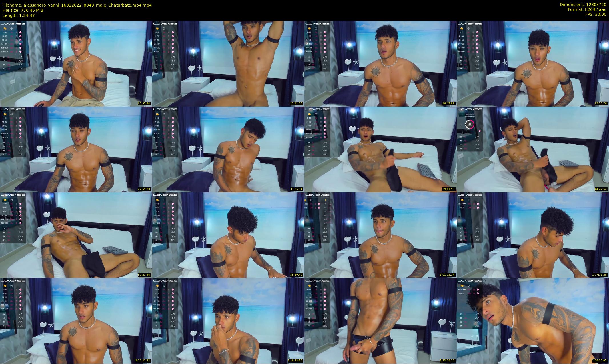 alessandro_vanni — 95 minute Chaturbate male cam show recording, 720p, Feb 16, 2022