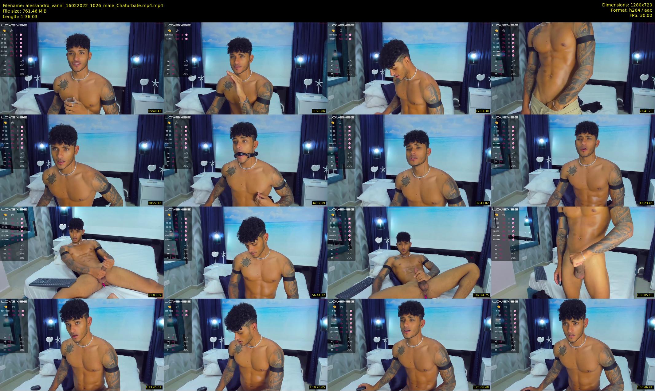 alessandro_vanni — 97 minute Chaturbate male cam show recording, 720p, Feb 16, 2022