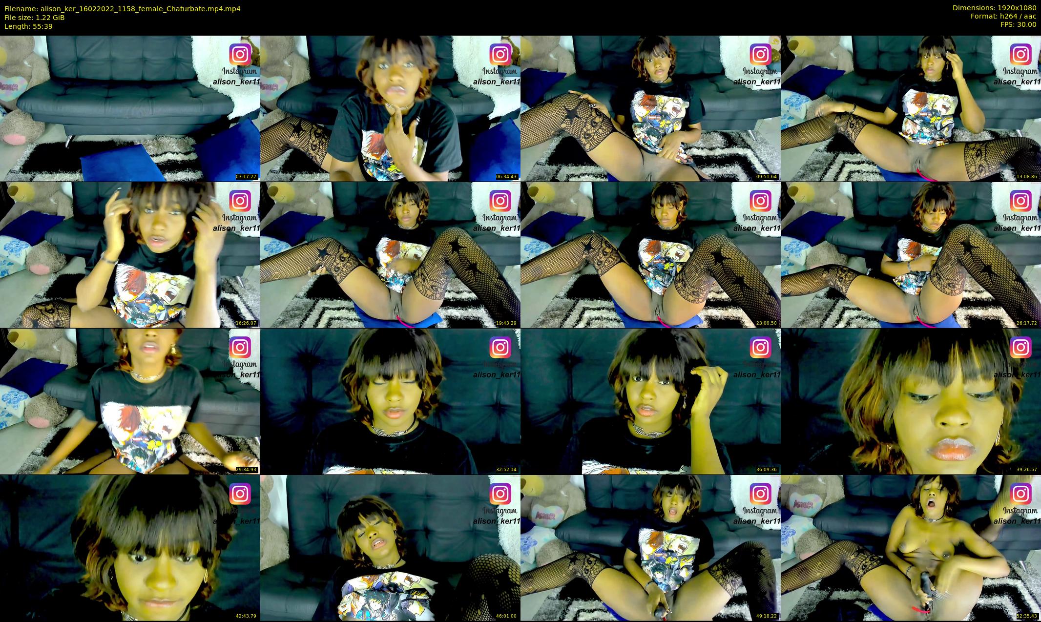 alison_ker — 56 minute Chaturbate female cam show recording, 1080p, Feb 16, 2022