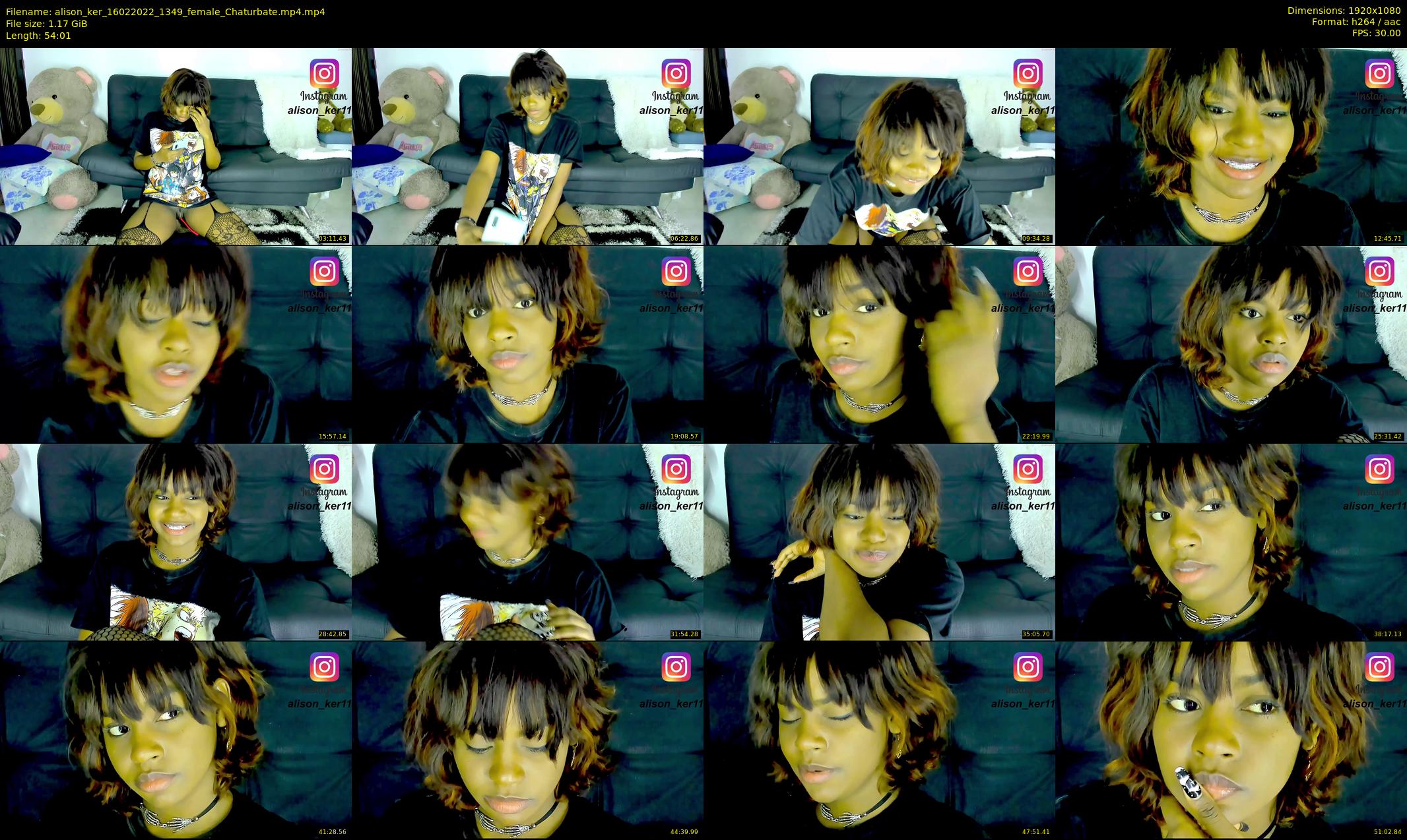 alison_ker — 55 minute Chaturbate female cam show recording, 1080p, Feb 16, 2022