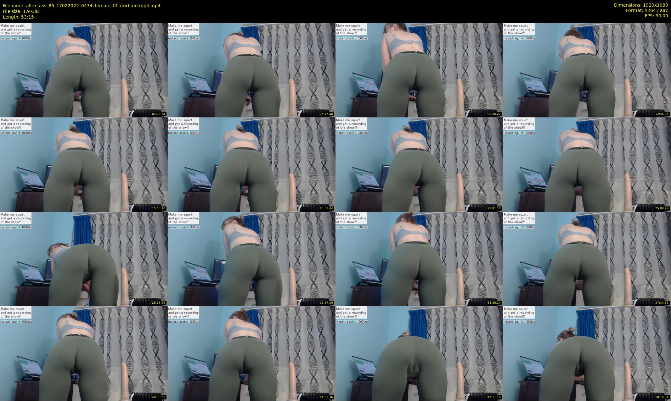 allex_ass_86 — 54 minute Chaturbate female cam show recording, 1080p, Feb 17, 2022