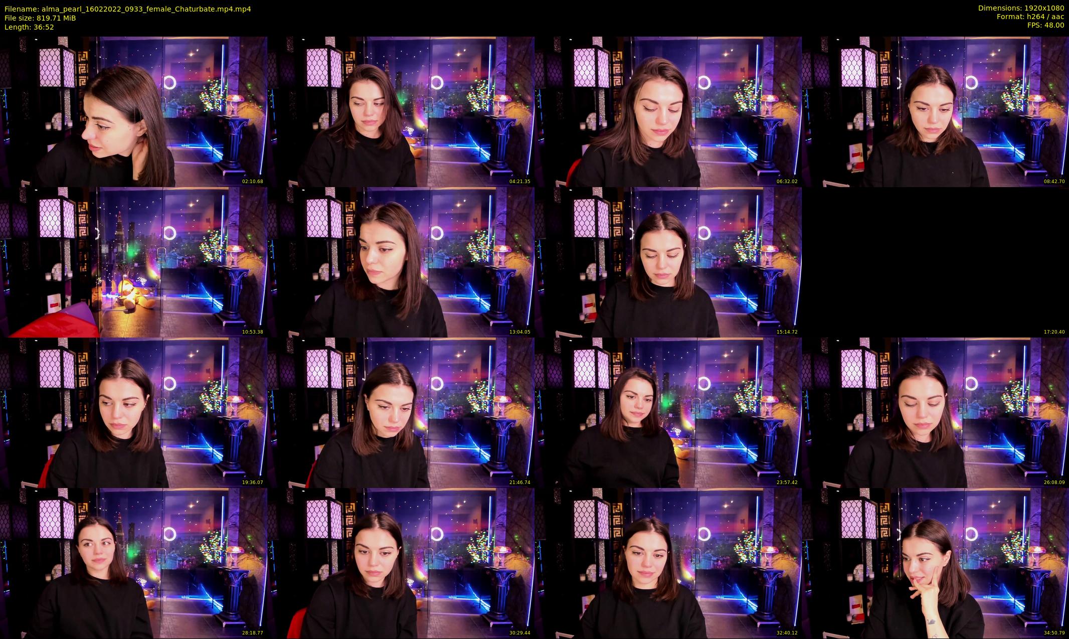 alma_pearl — 37 minute Chaturbate female cam show recording, 1080p, Feb 16, 2022
