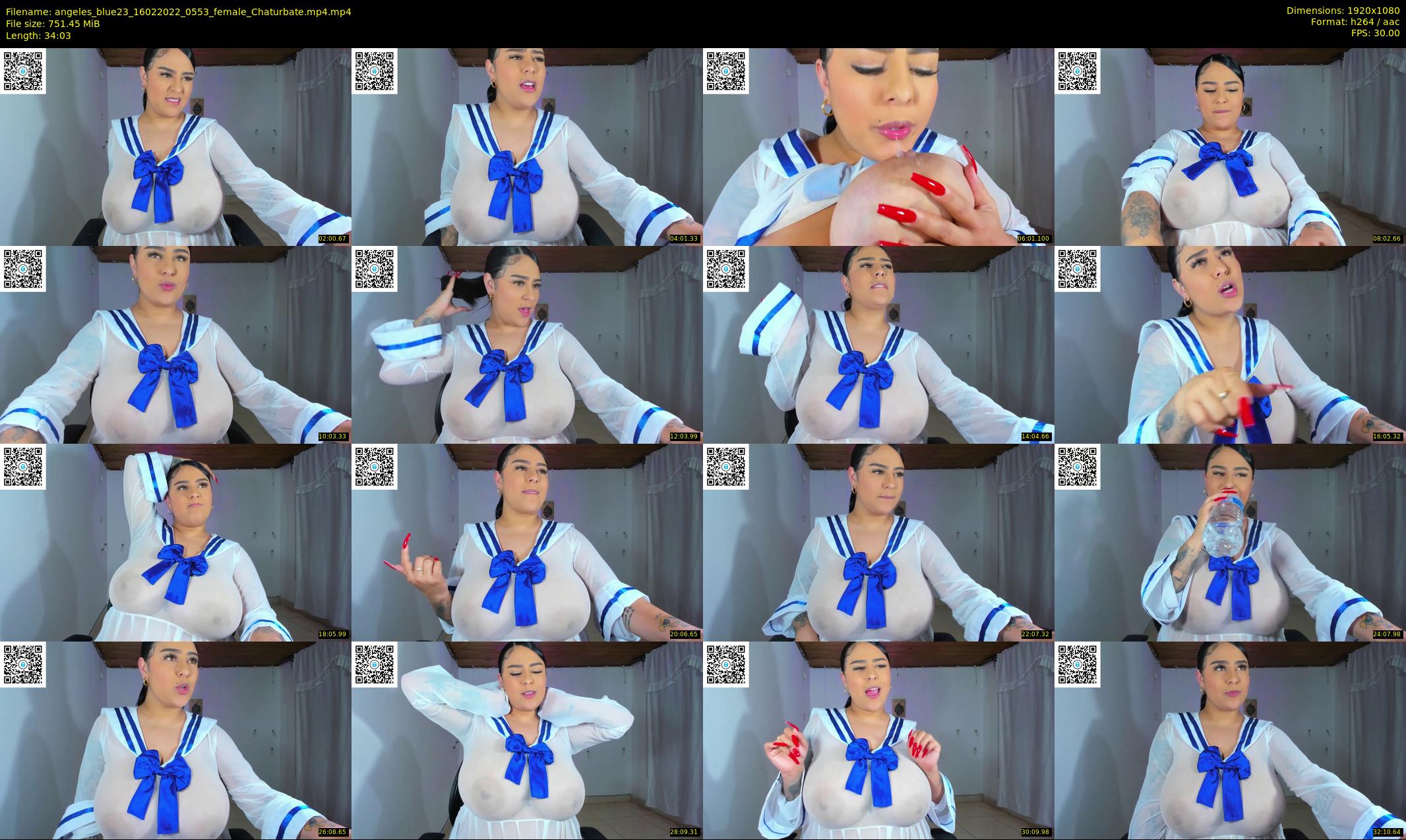 angeles_blue23 — 35 minute Chaturbate female cam show recording, 1080p, Feb 16, 2022