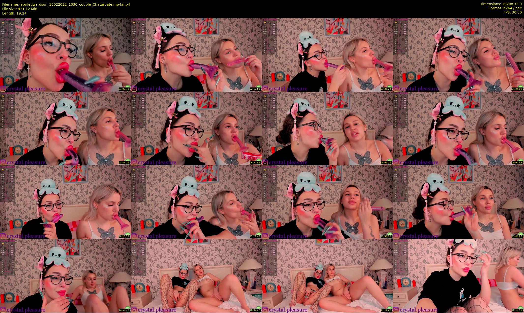 apriledwardson — 20 minute Chaturbate couple cam show recording, 1080p, Feb 16, 2022