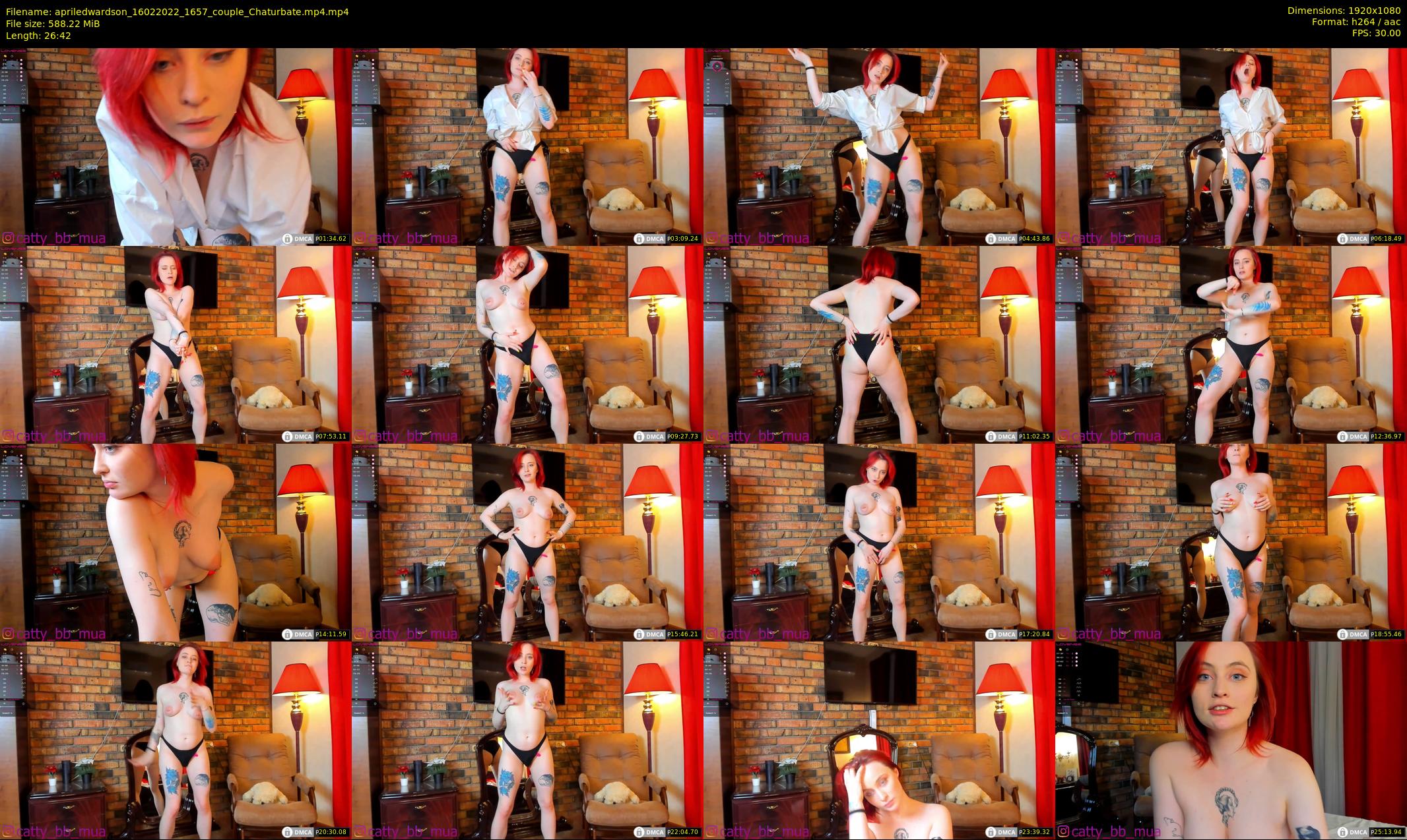 apriledwardson — 27 minute Chaturbate couple cam show recording, 1080p, Feb 16, 2022