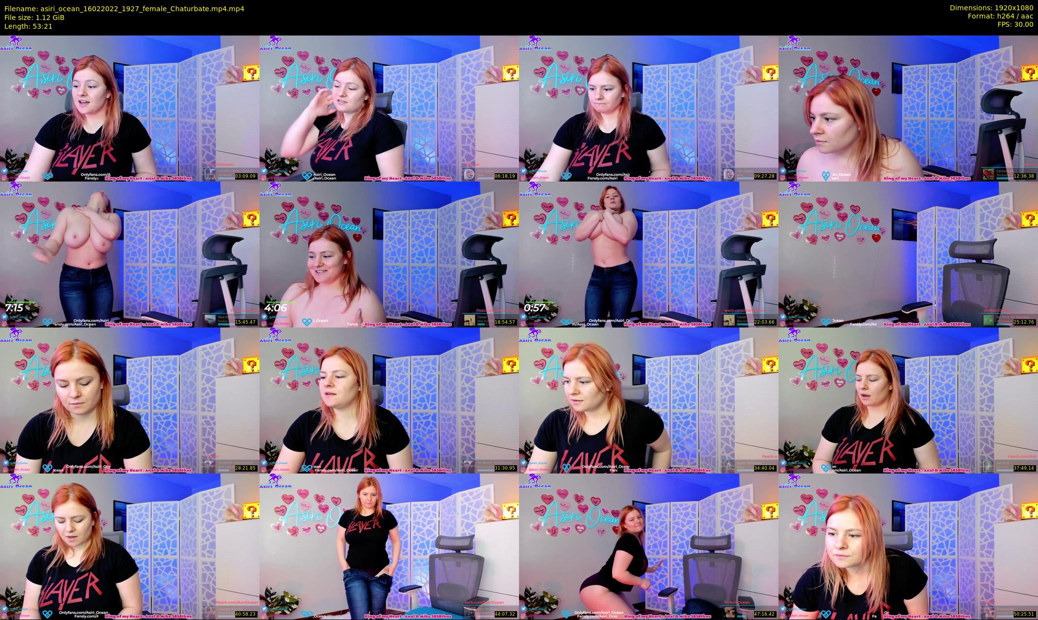 asiri_ocean — 54 minute Chaturbate female cam show recording, 1080p, Feb 16, 2022