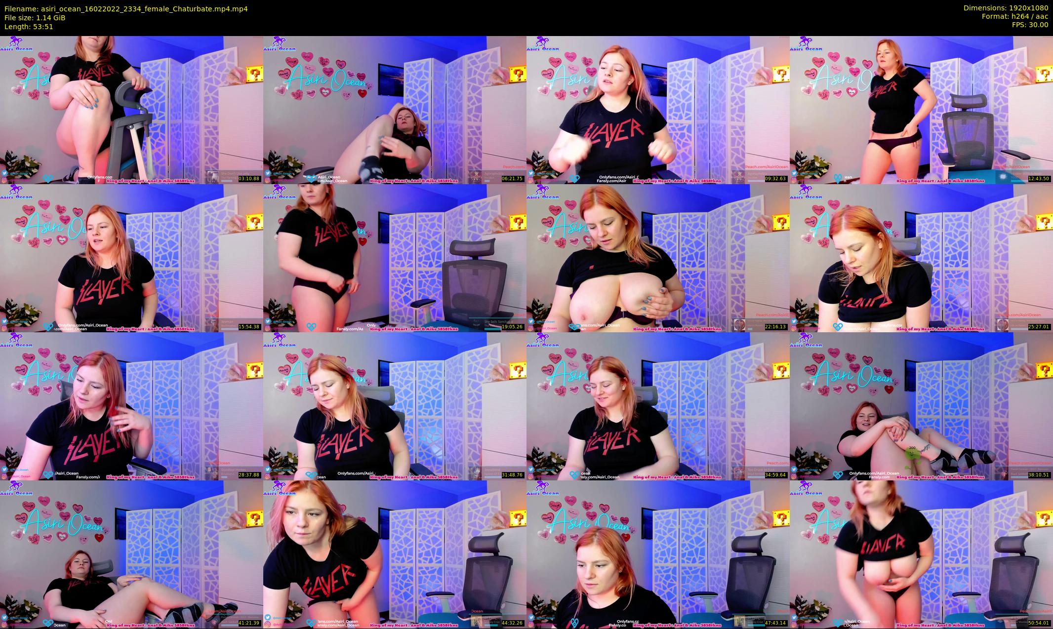 asiri_ocean — 54 minute Chaturbate female cam show recording, 1080p, Feb 16, 2022