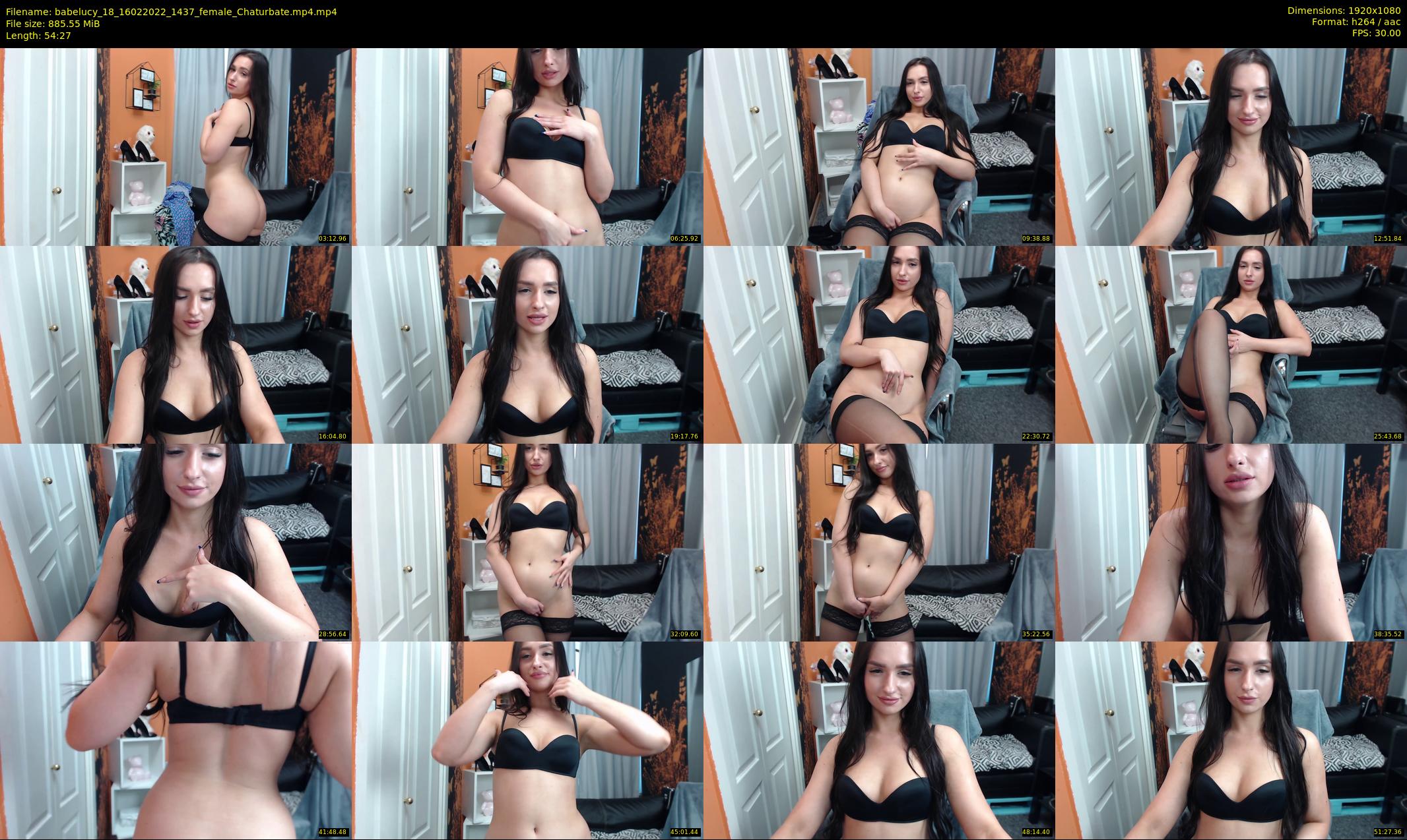 babelucy_18 — 55 minute Chaturbate female cam show recording, 1080p, Feb 16, 2022