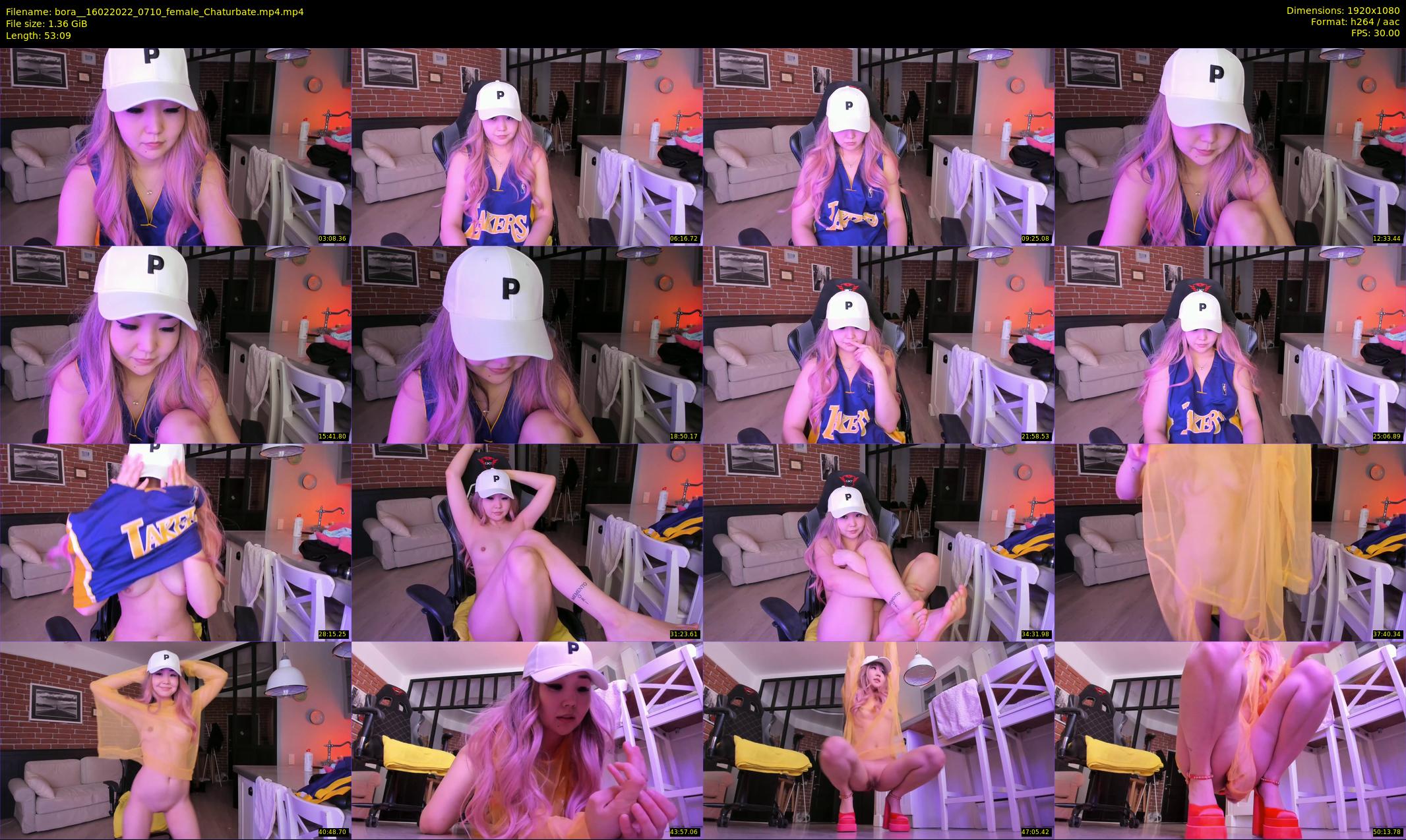 bora_ — 54 minute Chaturbate female cam show recording, 1080p, Feb 16, 2022