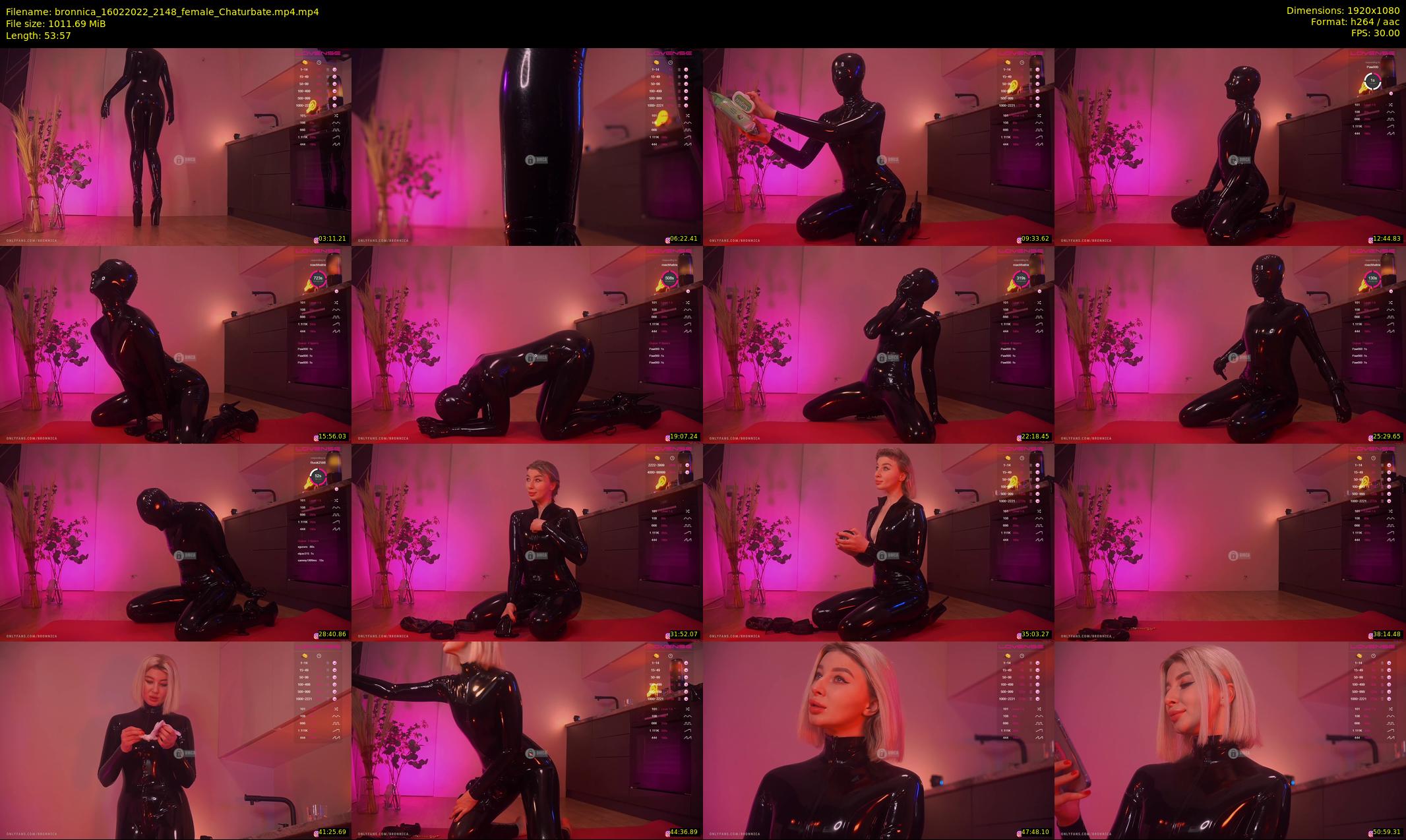 bronnica — 54 minute Chaturbate female cam show recording, 1080p, Feb 16, 2022