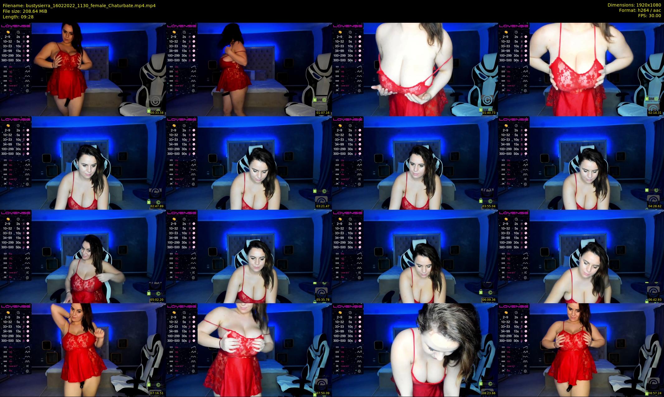 bustysierra — 10 minute Chaturbate female cam show recording, 1080p, Feb 16, 2022