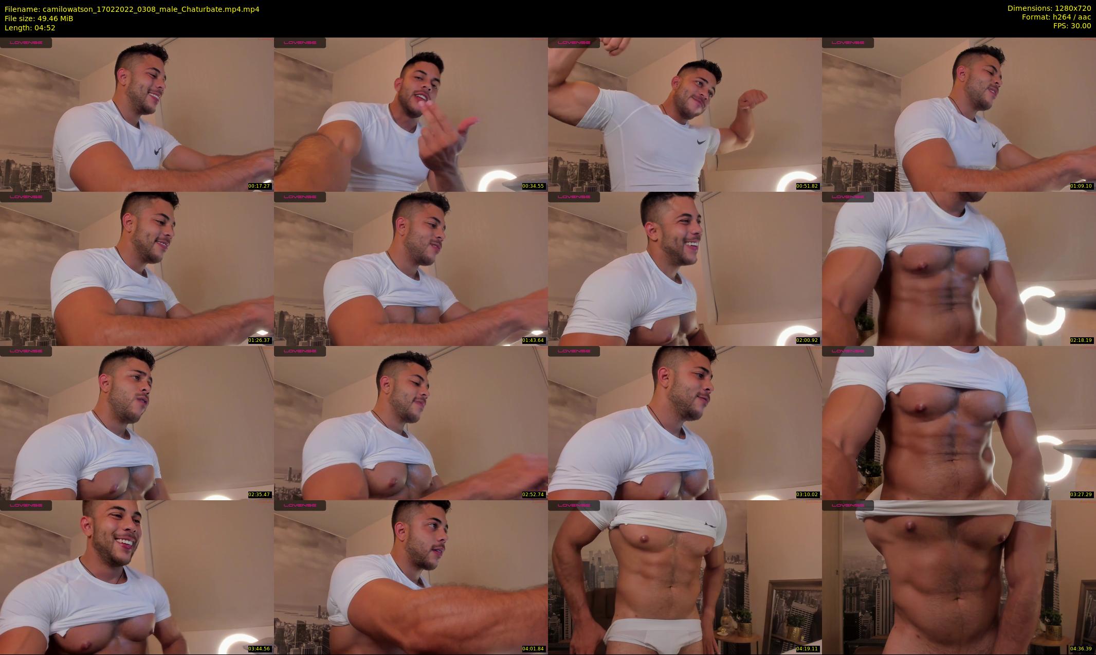 camilowatson — 5 minute Chaturbate male cam show recording, 720p, Feb 17, 2022