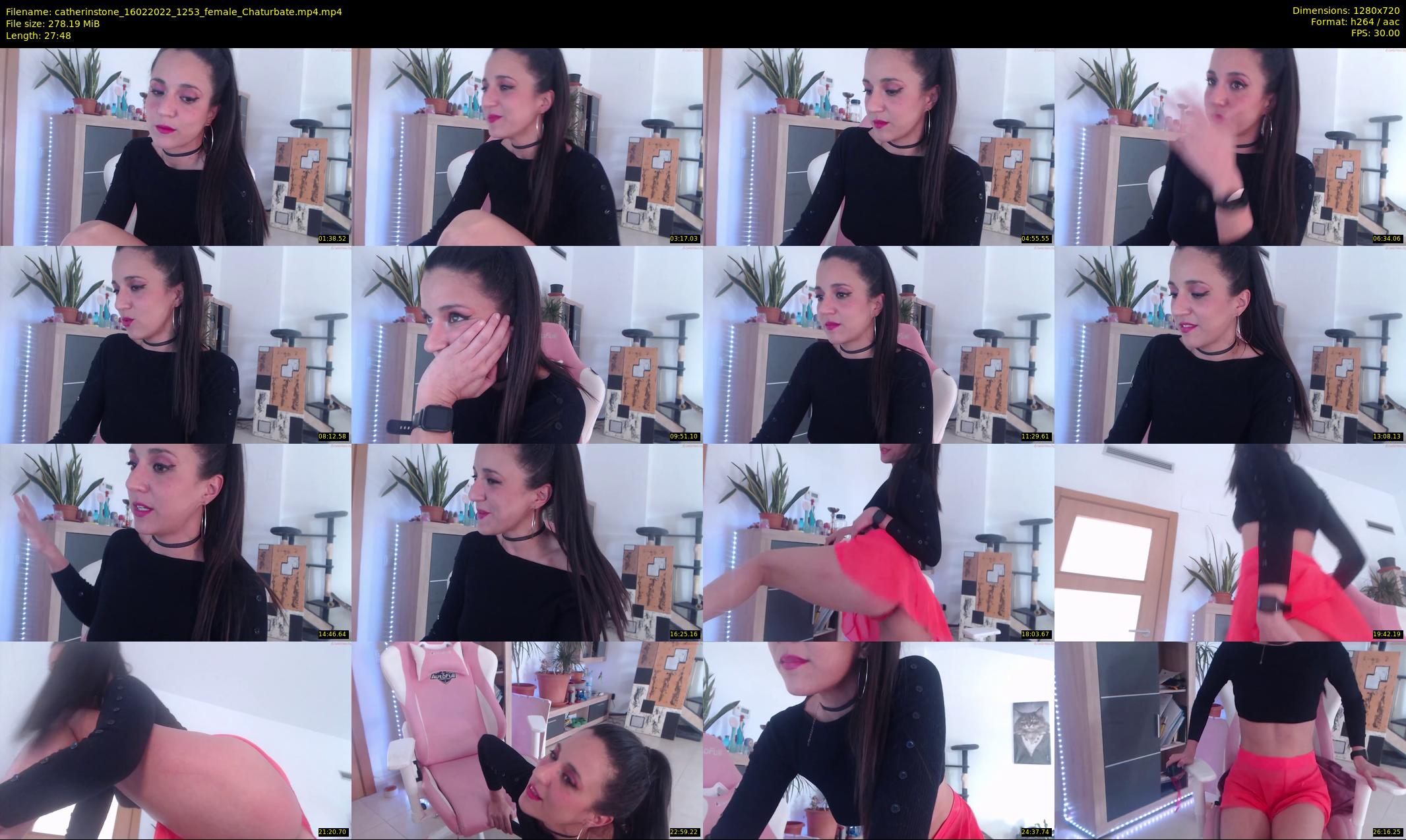 catherinstone — 28 minute Chaturbate female cam show recording, 720p, Feb 16, 2022