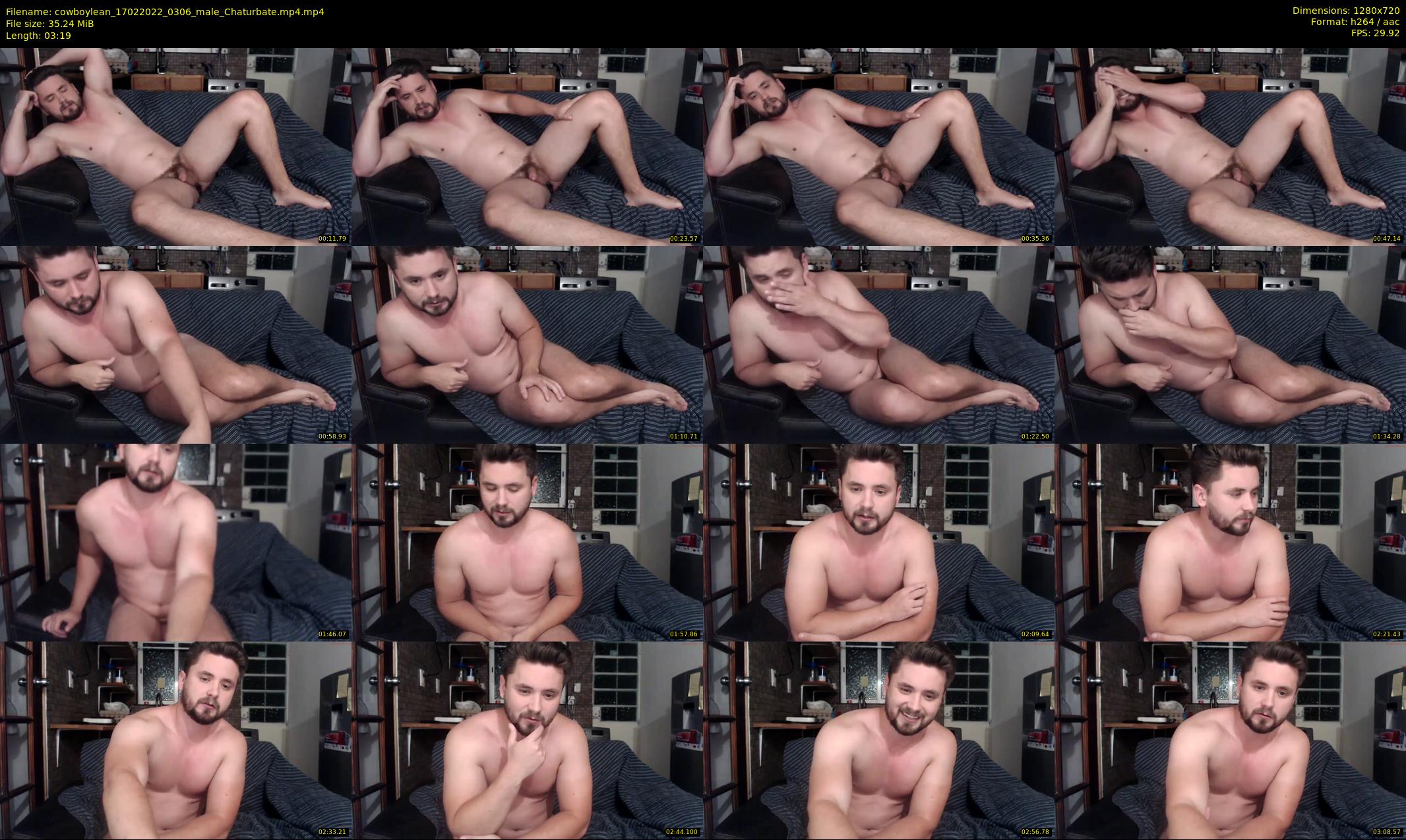 cowboylean — 4 minute Chaturbate male cam show recording, 720p, Feb 17, 2022