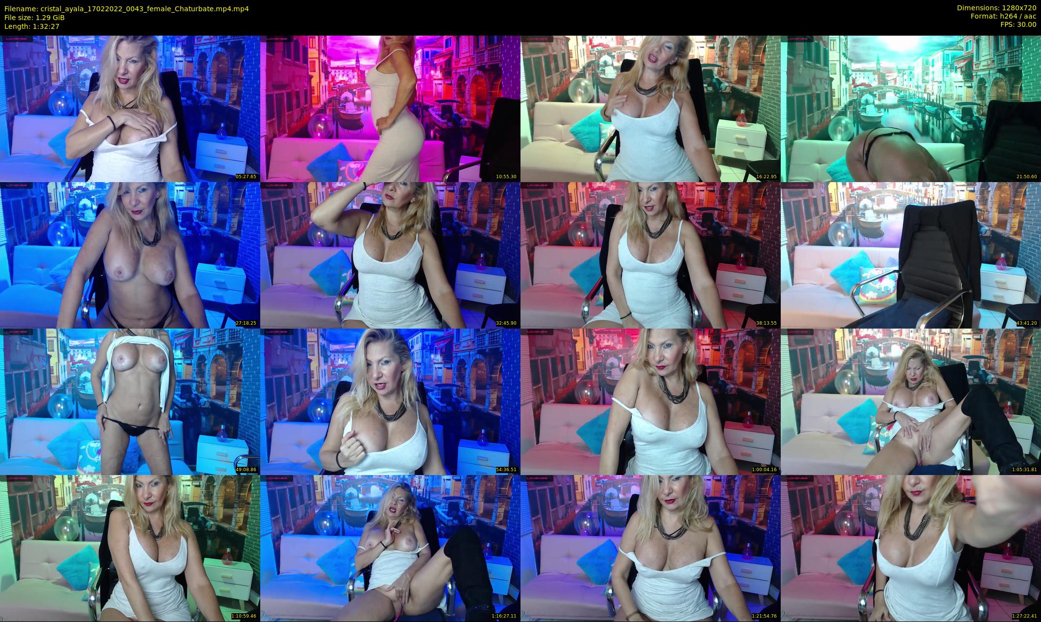 cristal_ayala — 93 minute Chaturbate female cam show recording, 720p, Feb 17, 2022
