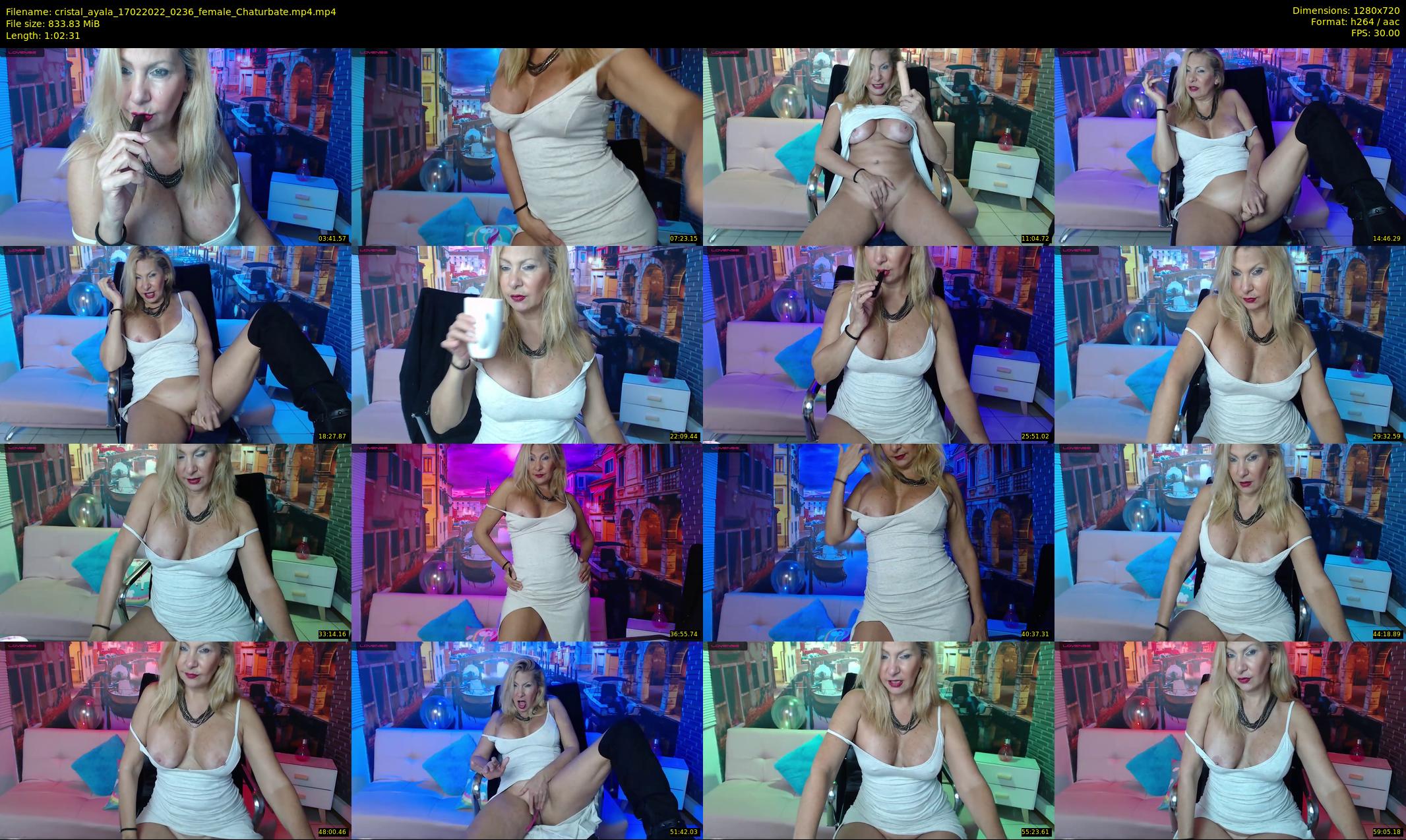 cristal_ayala — 63 minute Chaturbate female cam show recording, 720p, Feb 17, 2022