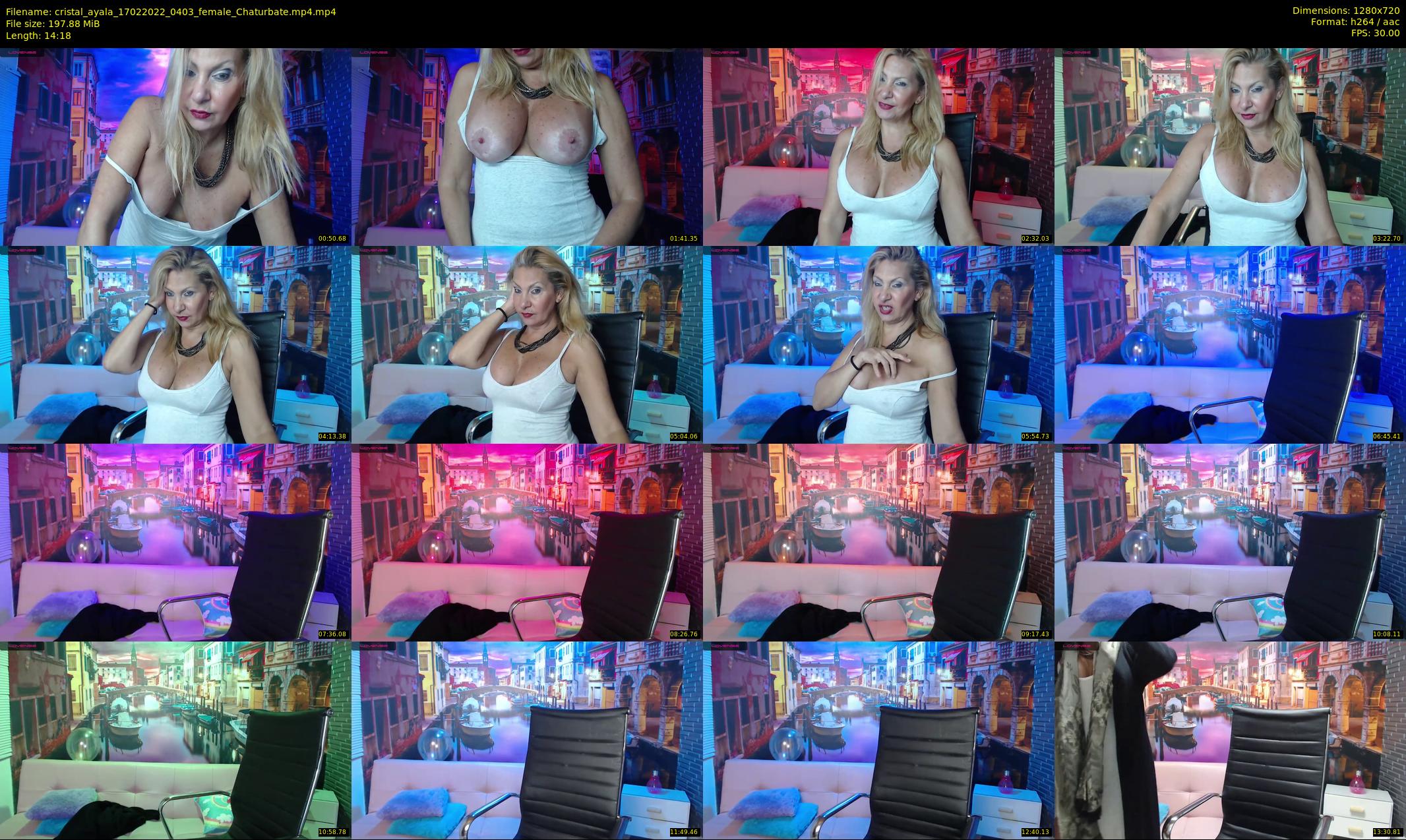 cristal_ayala — 15 minute Chaturbate female cam show recording, 720p, Feb 17, 2022
