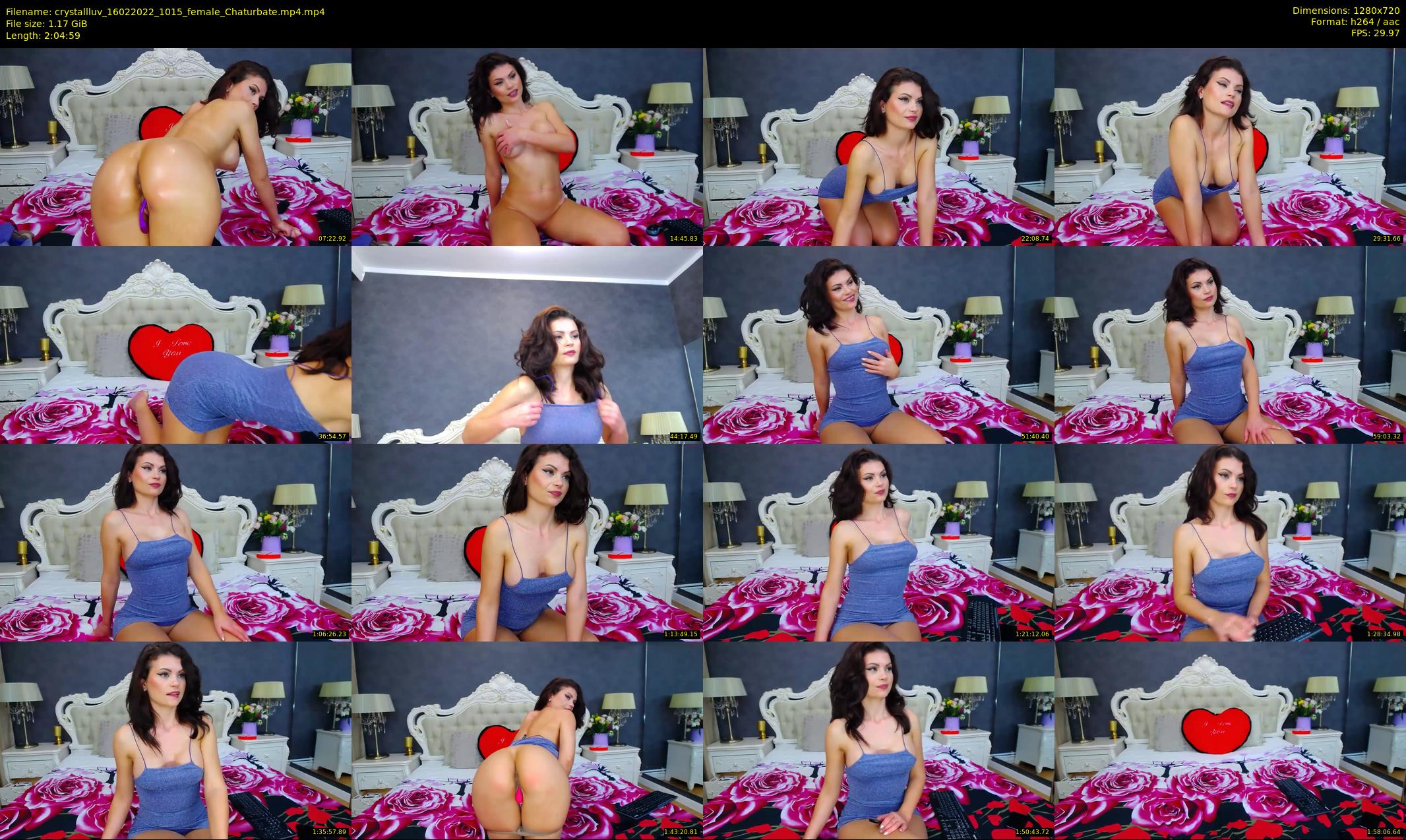 crystallluv — 125 minute Chaturbate female cam show recording, 720p, Feb 16, 2022