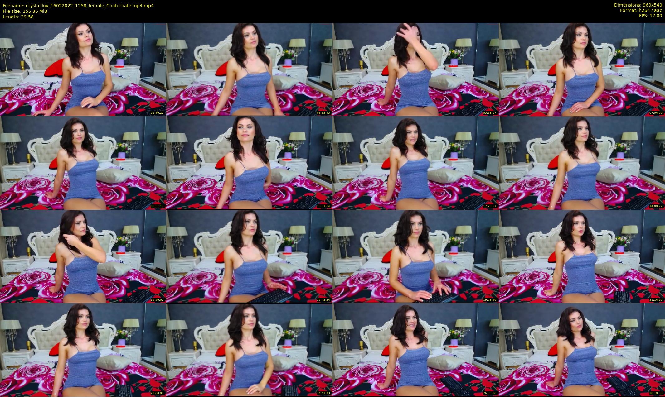 crystallluv — 30 minute Chaturbate female cam show recording, 480p, Feb 16, 2022