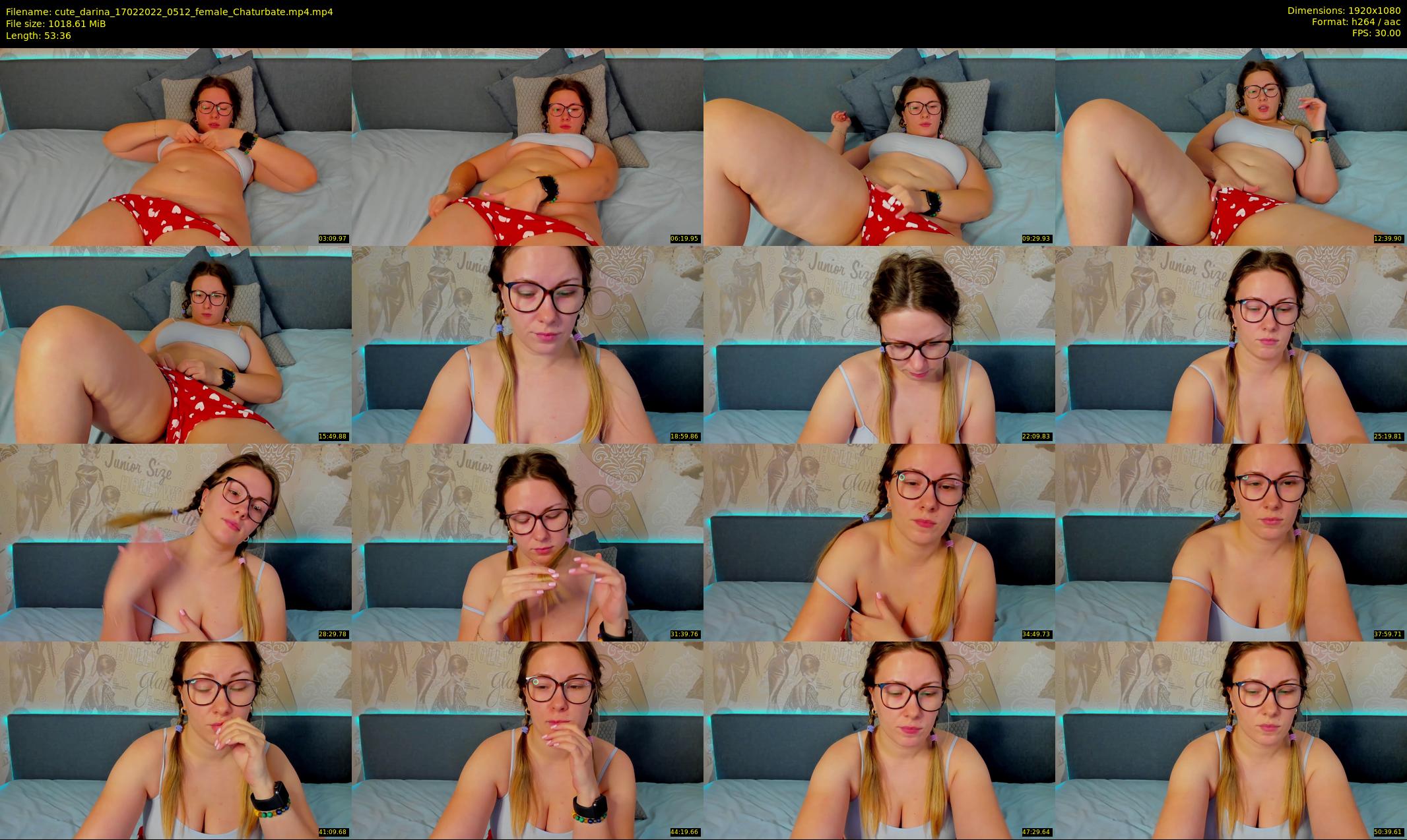 cute_darina — 54 minute Chaturbate female cam show recording, 1080p, Feb 17, 2022