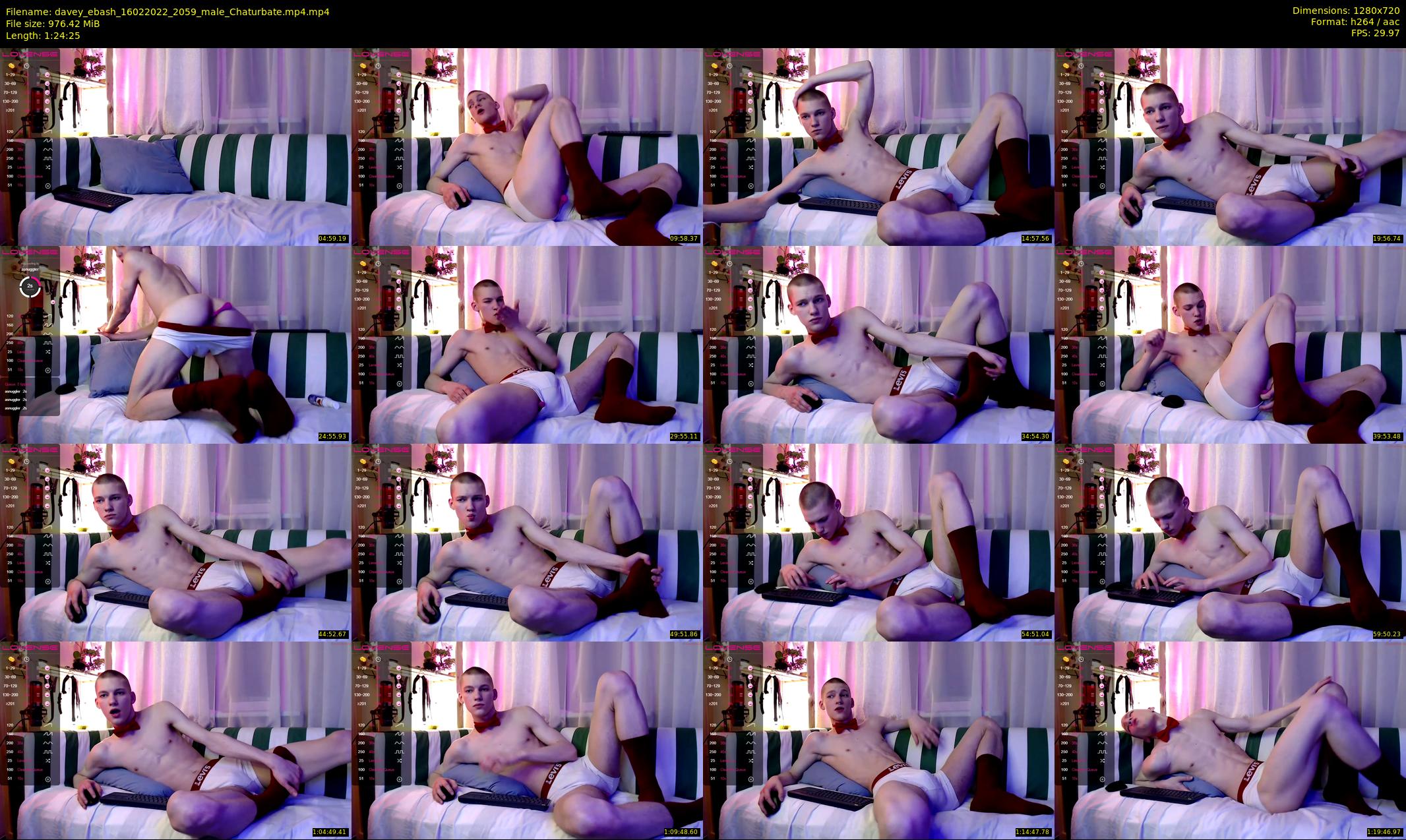 davey_ebash — 85 minute Chaturbate male cam show recording, 720p, Feb 16, 2022