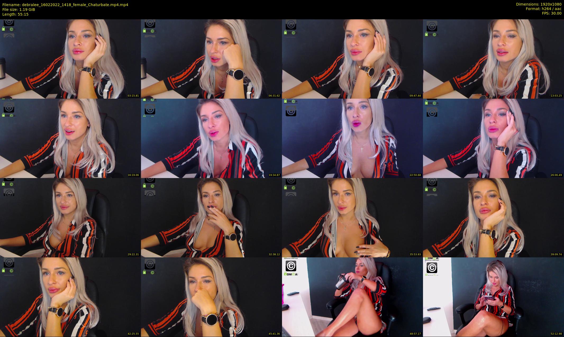 debralee — 56 minute Chaturbate female cam show recording, 1080p, Feb 16, 2022