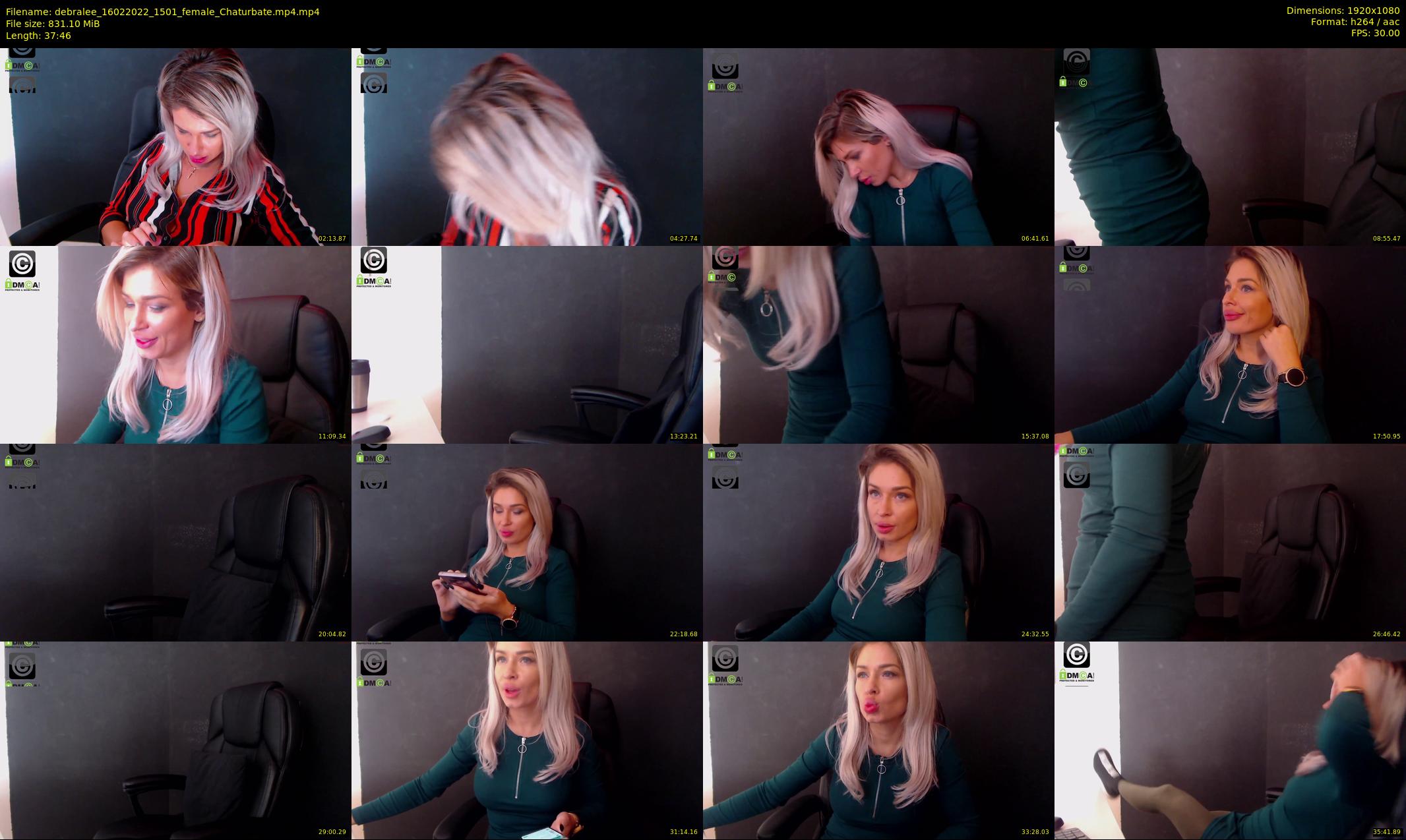 debralee — 38 minute Chaturbate female cam show recording, 1080p, Feb 16, 2022