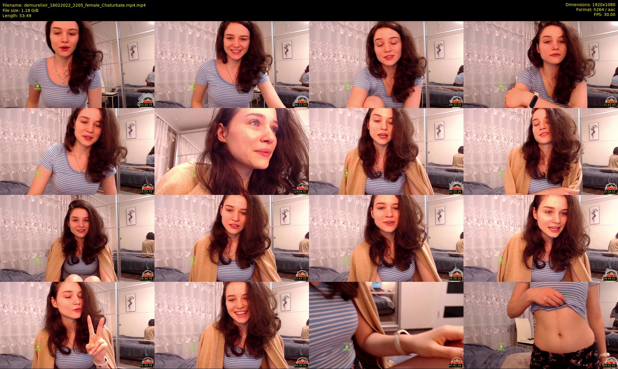 demurelixir — 54 minute Chaturbate female cam show recording, 1080p, Feb 16, 2022
