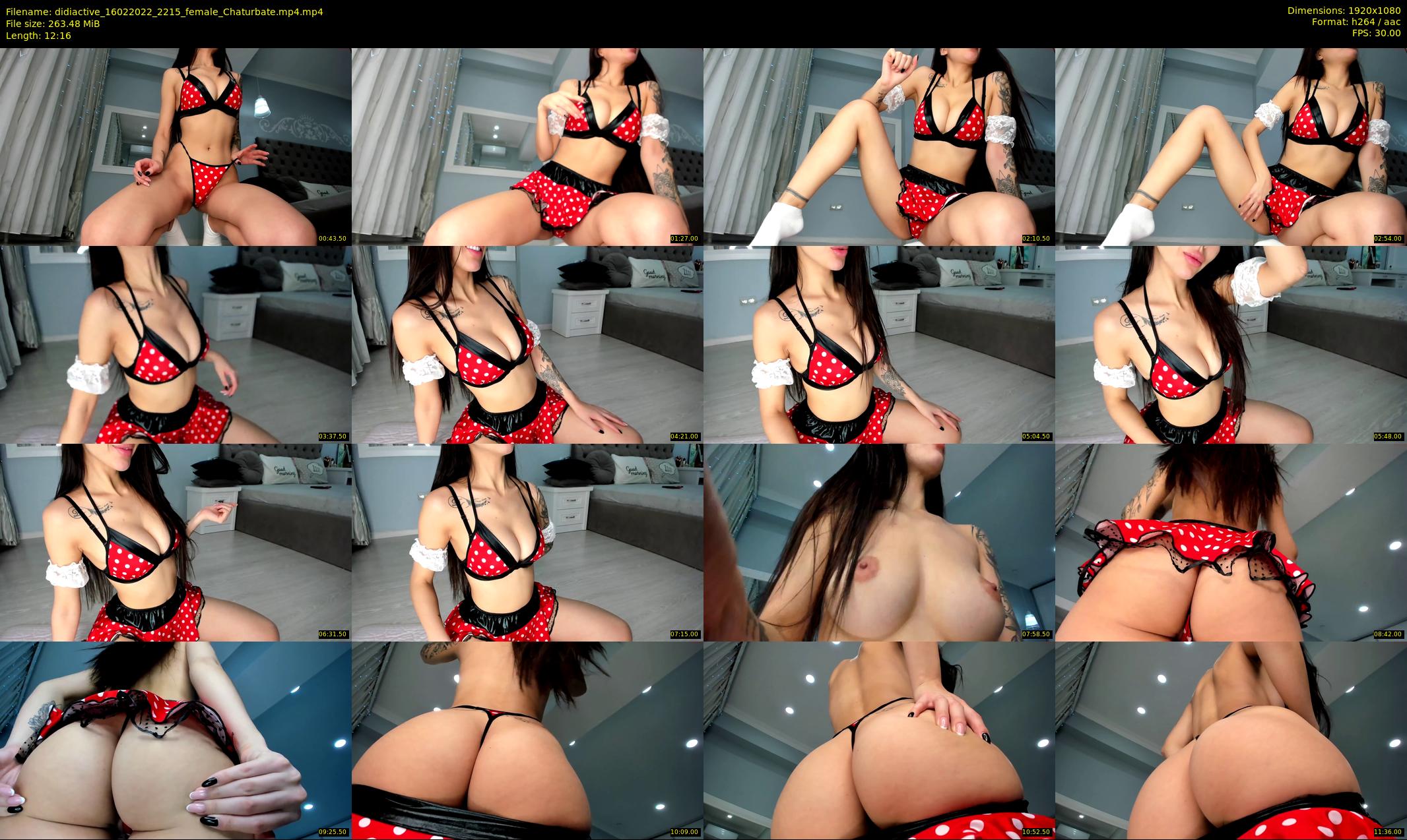 didiactive — 13 minute Chaturbate female cam show recording, 1080p, Feb 16, 2022
