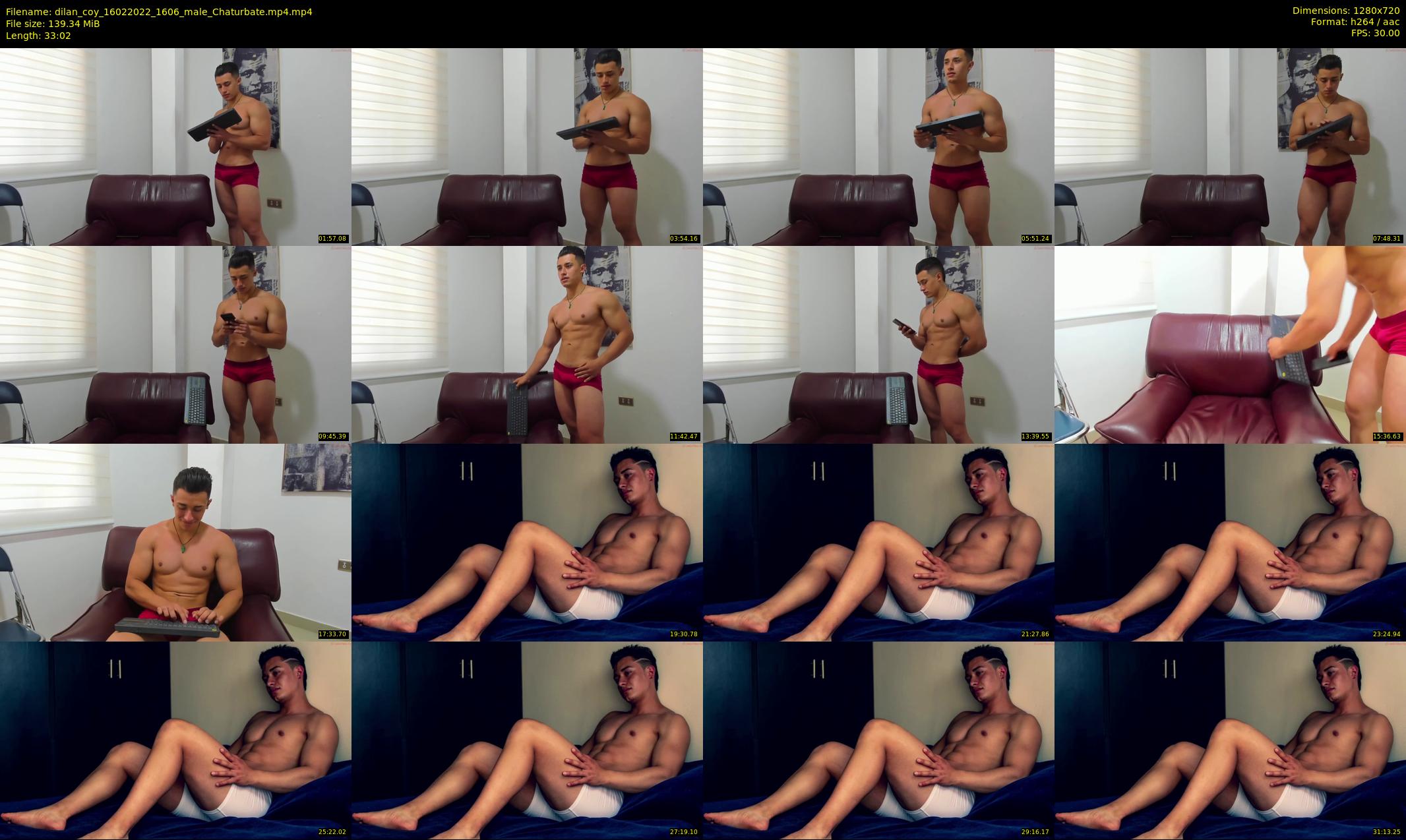 dilan_coy — 34 minute Chaturbate male cam show recording, 720p, Feb 16, 2022