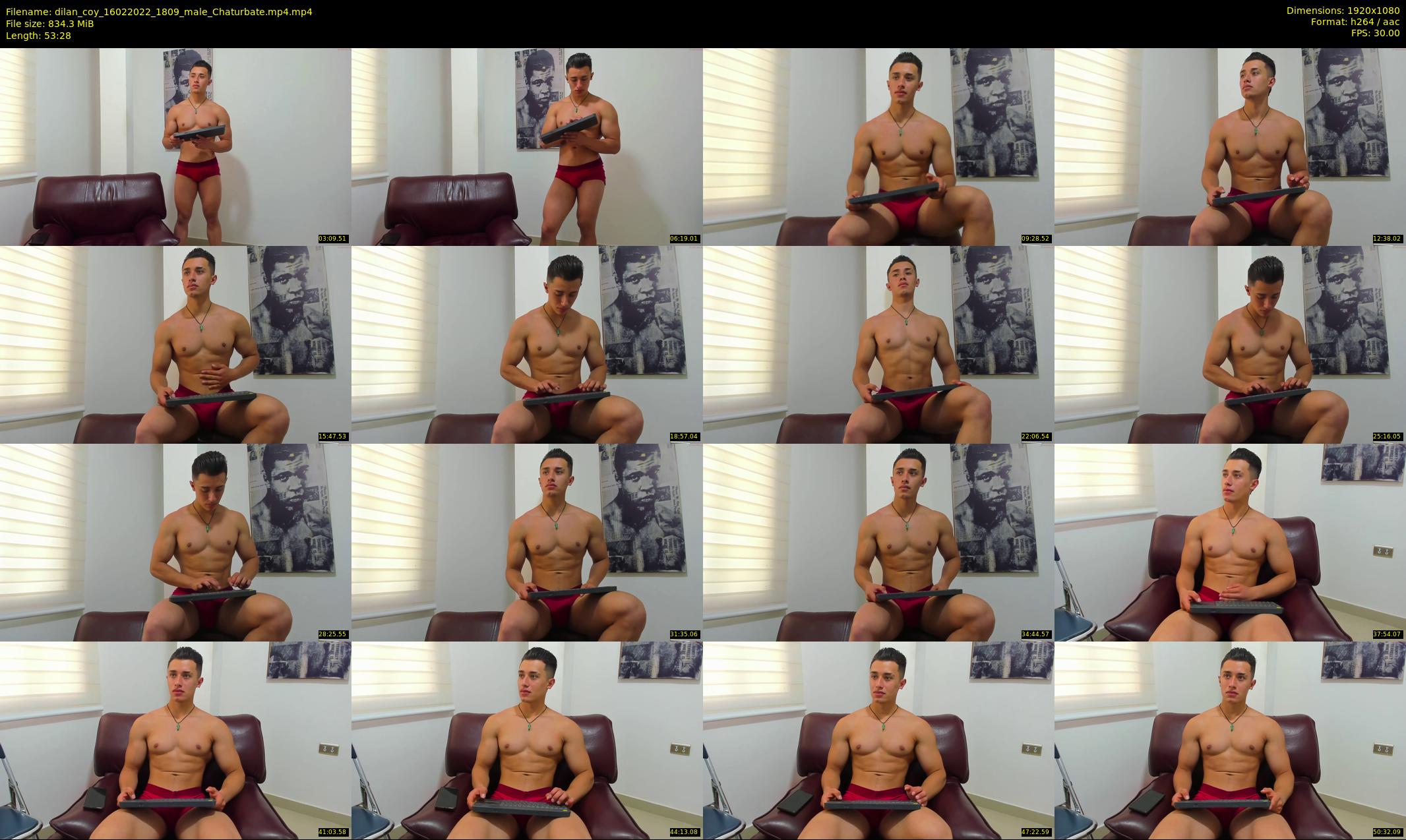 dilan_coy — 54 minute Chaturbate male cam show recording, 1080p, Feb 16, 2022