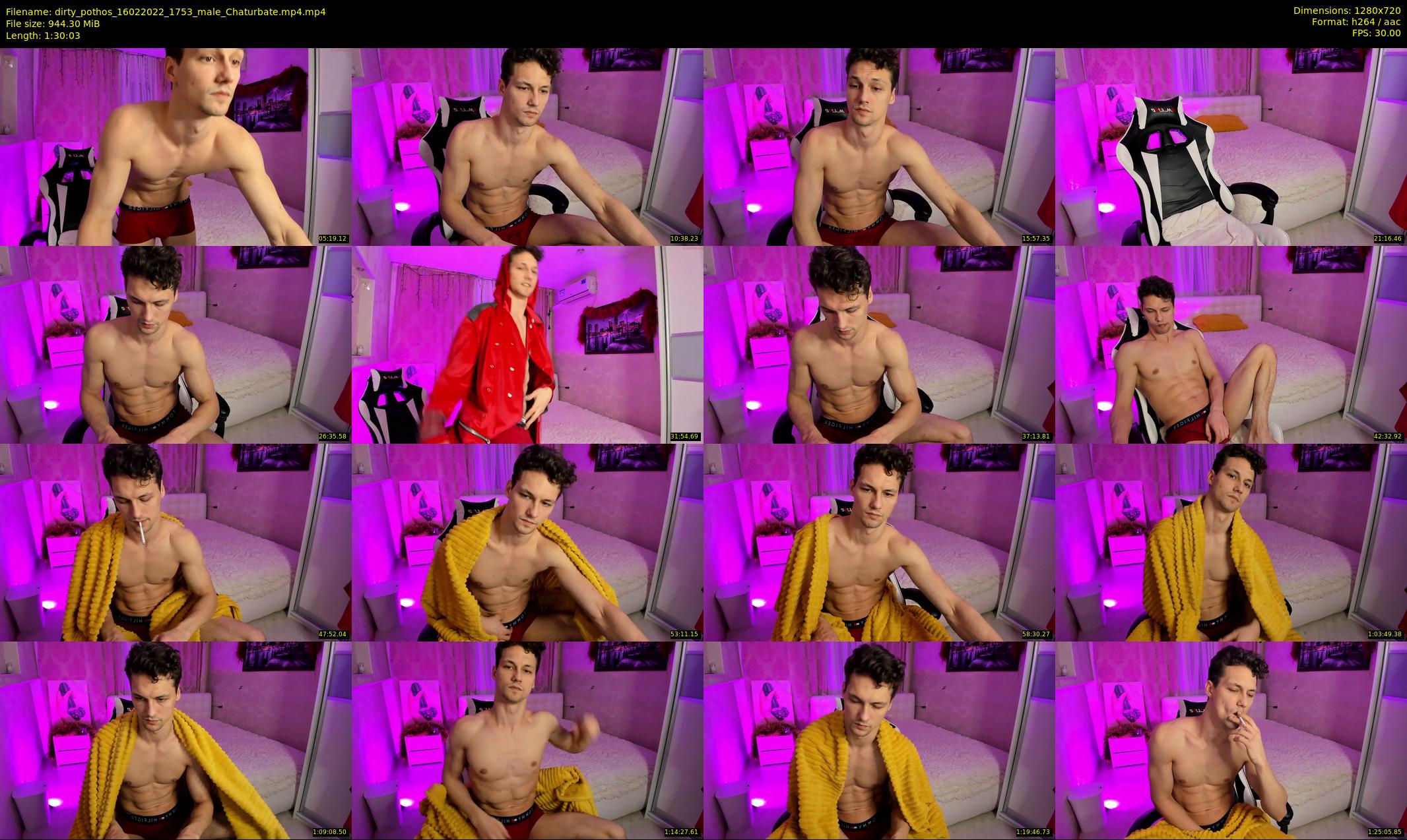 dirty_pothos — 91 minute Chaturbate male cam show recording, 720p, Feb 16, 2022