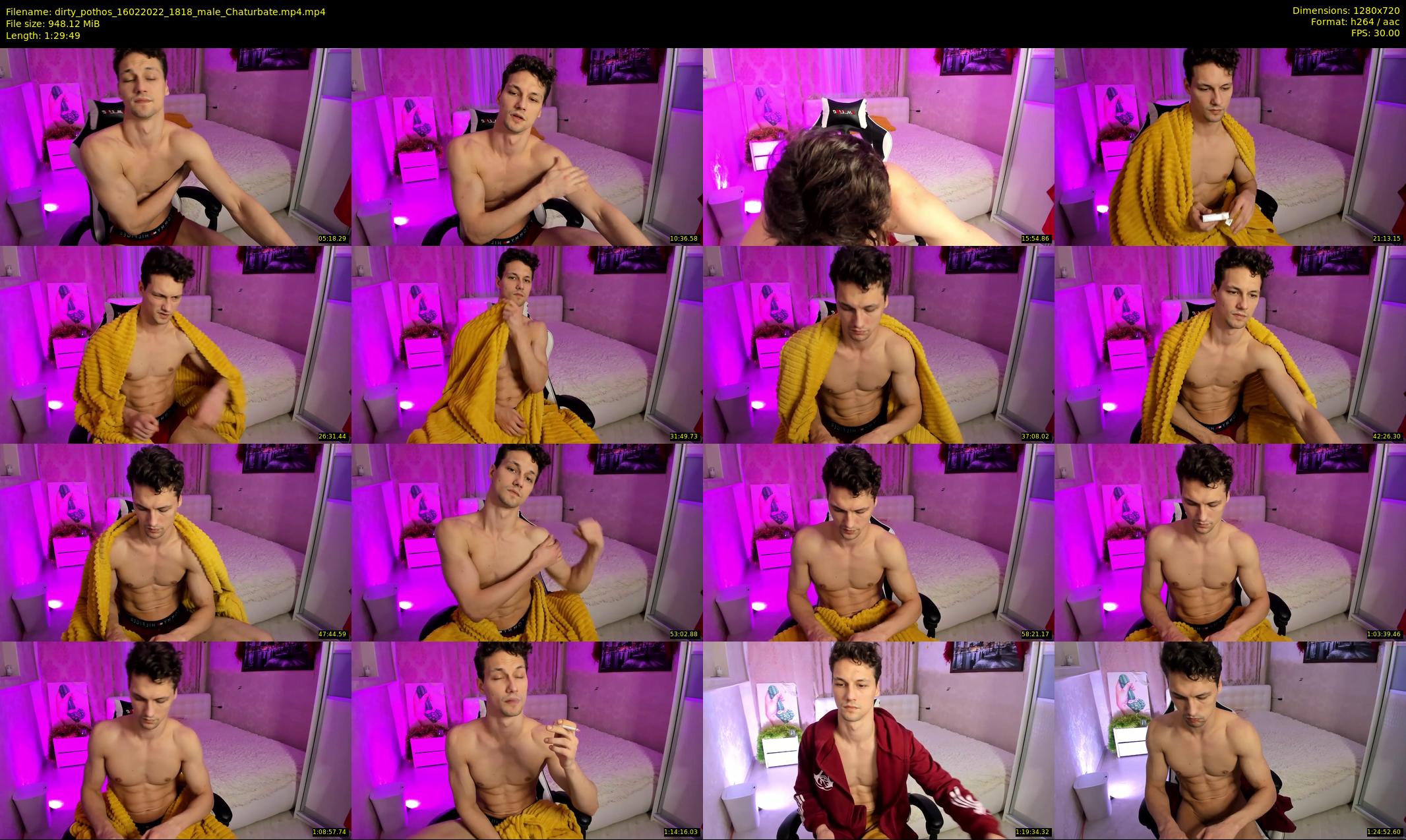 dirty_pothos — 90 minute Chaturbate male cam show recording, 720p, Feb 16, 2022