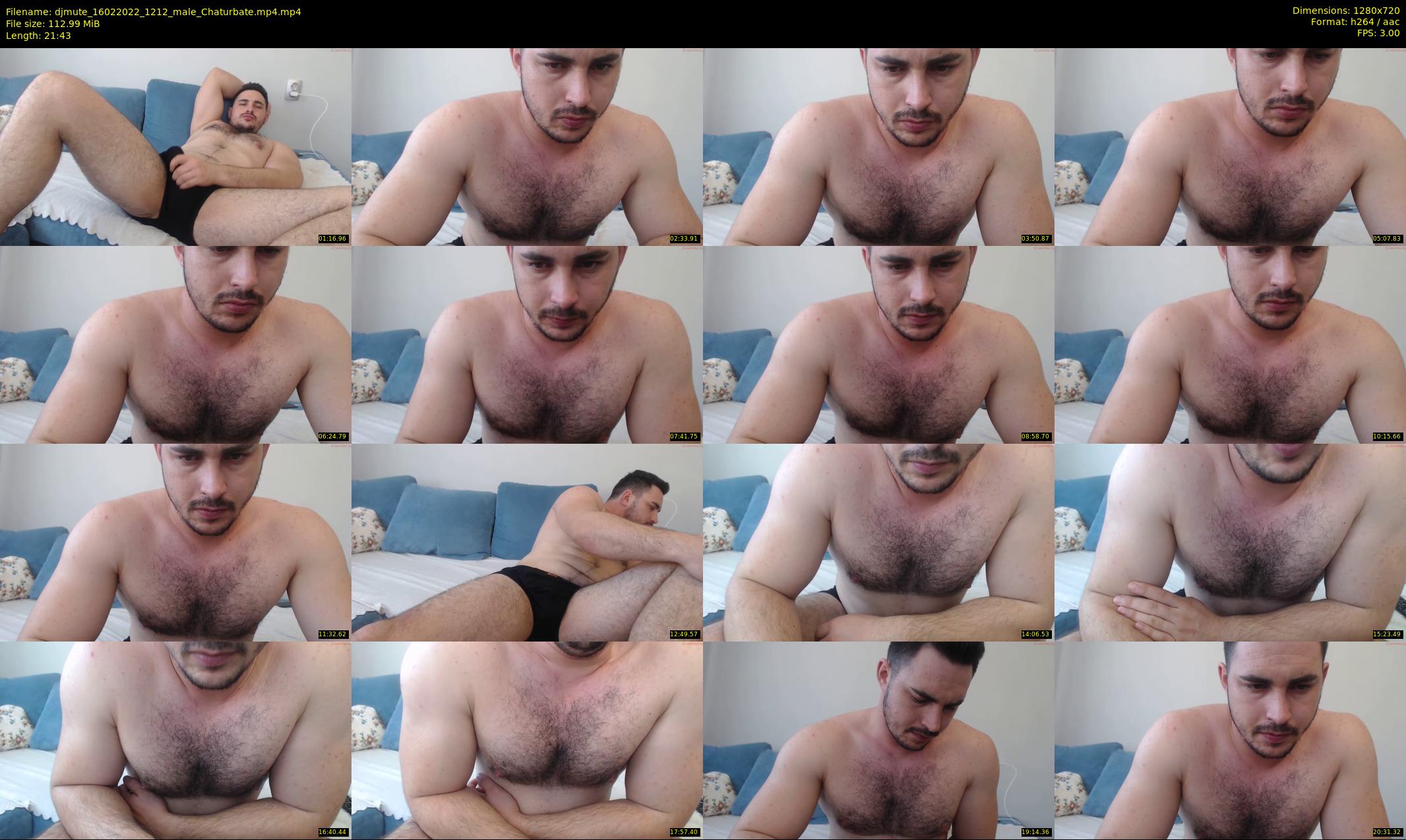 djmute — 22 minute Chaturbate male cam show recording, 720p, Feb 16, 2022