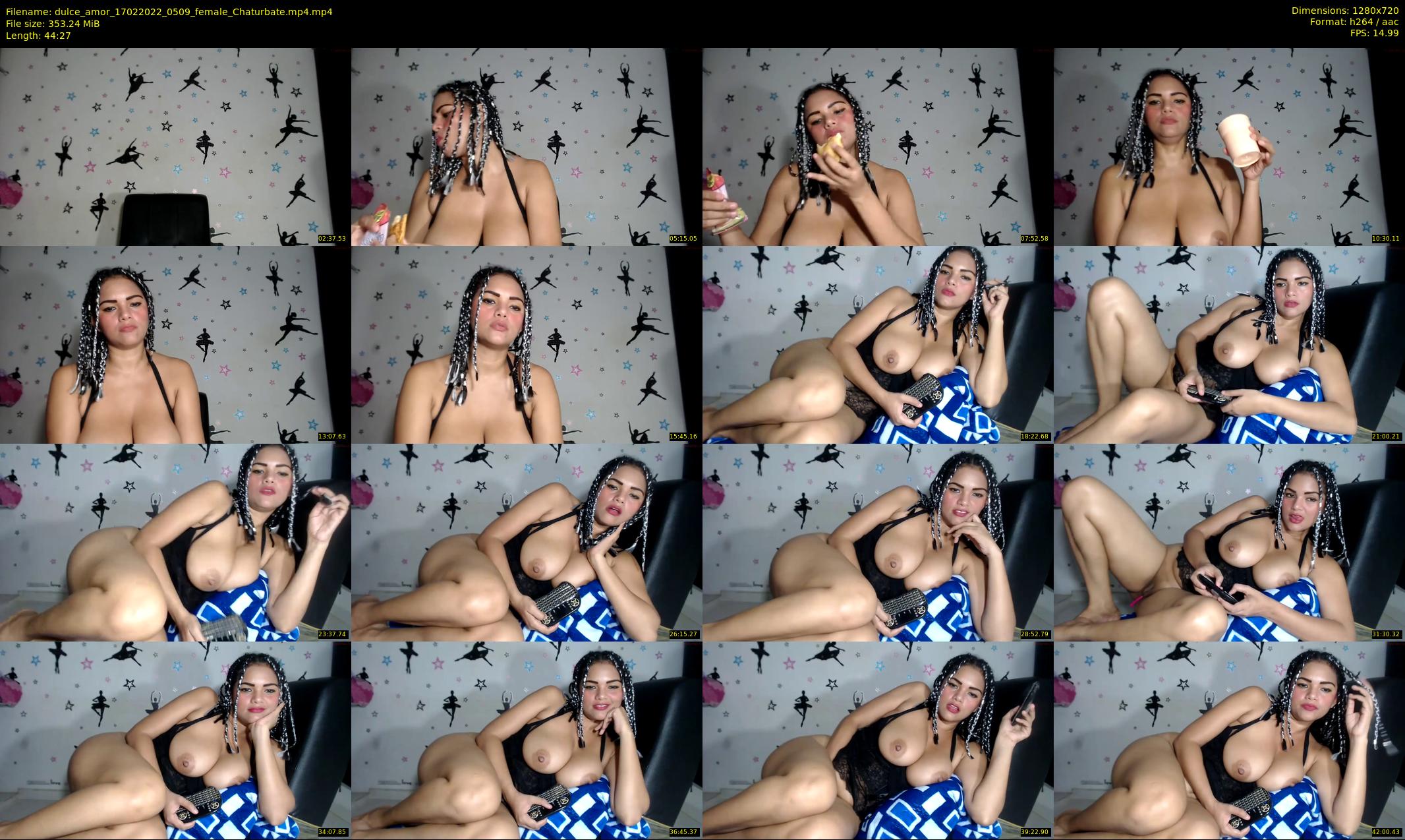 dulce_amor — 45 minute Chaturbate female cam show recording, 720p, Feb 17, 2022
