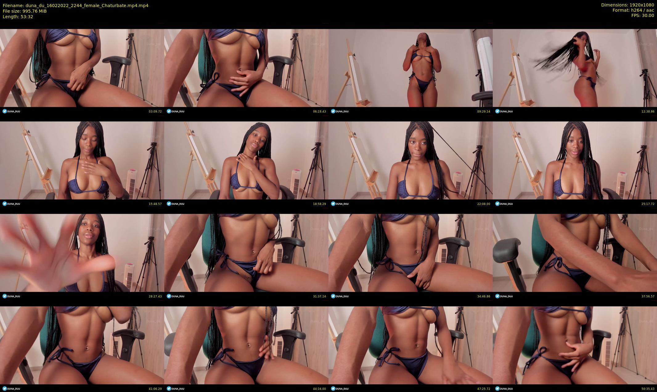 duna_du — 54 minute Chaturbate female cam show recording, 1080p, Feb 16, 2022
