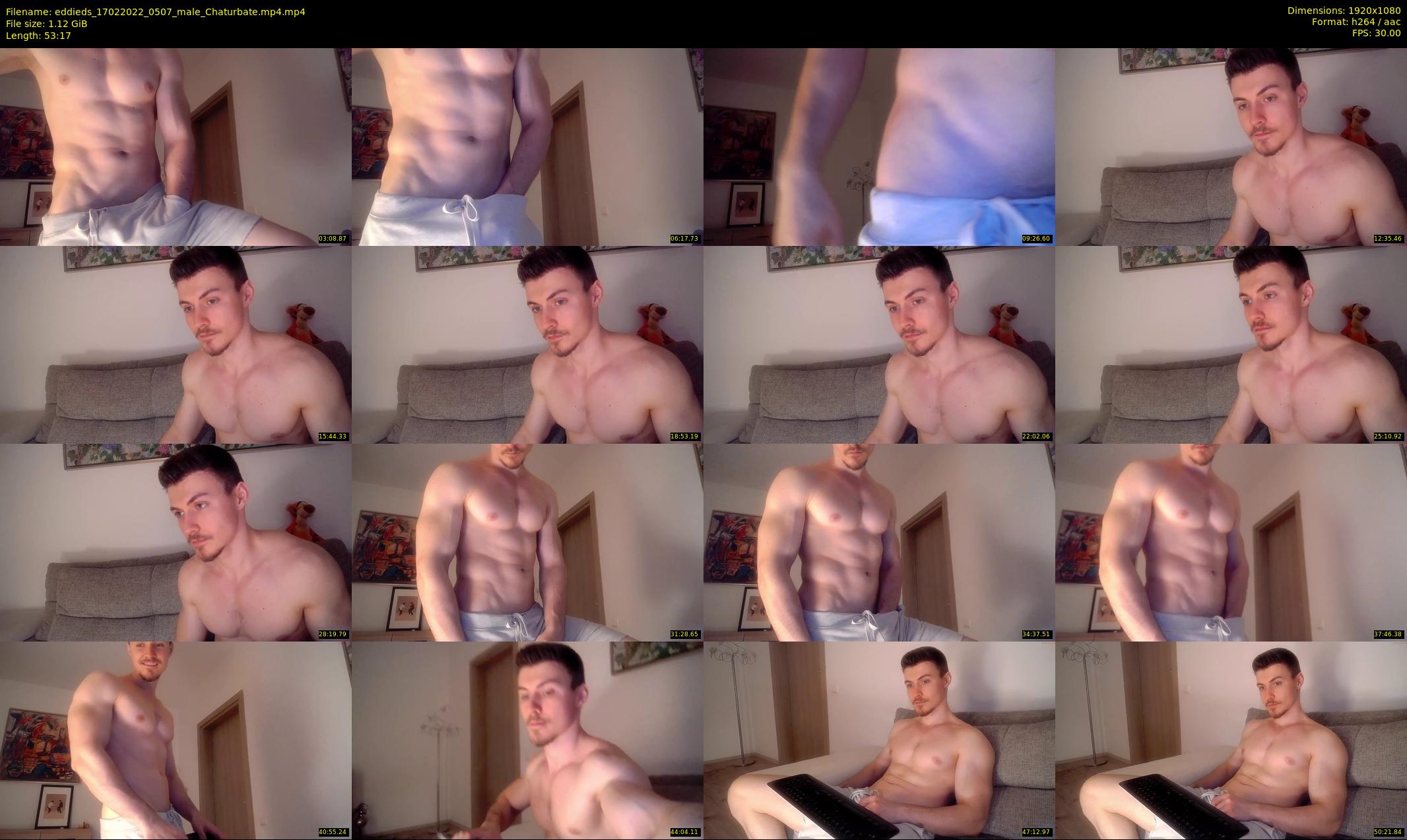 eddieds — 54 minute Chaturbate male cam show recording, 1080p, Feb 17, 2022
