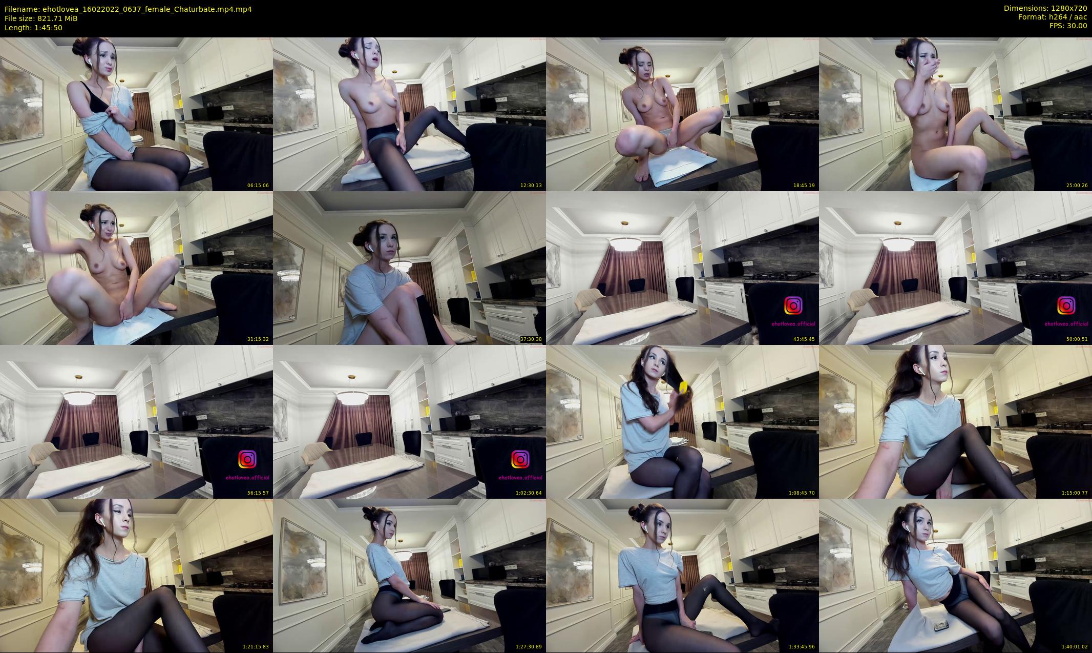 ehotlovea — 106 minute Chaturbate female cam show recording, 720p, Feb 16, 2022
