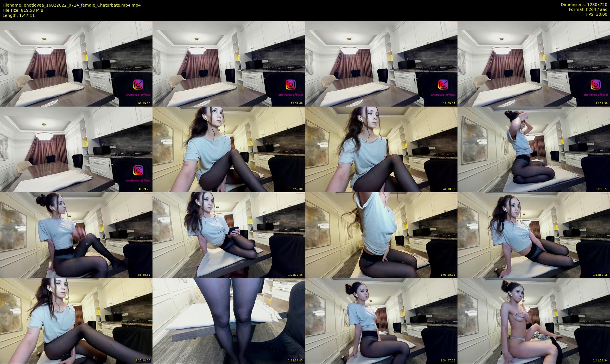 ehotlovea — 108 minute Chaturbate female cam show recording, 720p, Feb 16, 2022