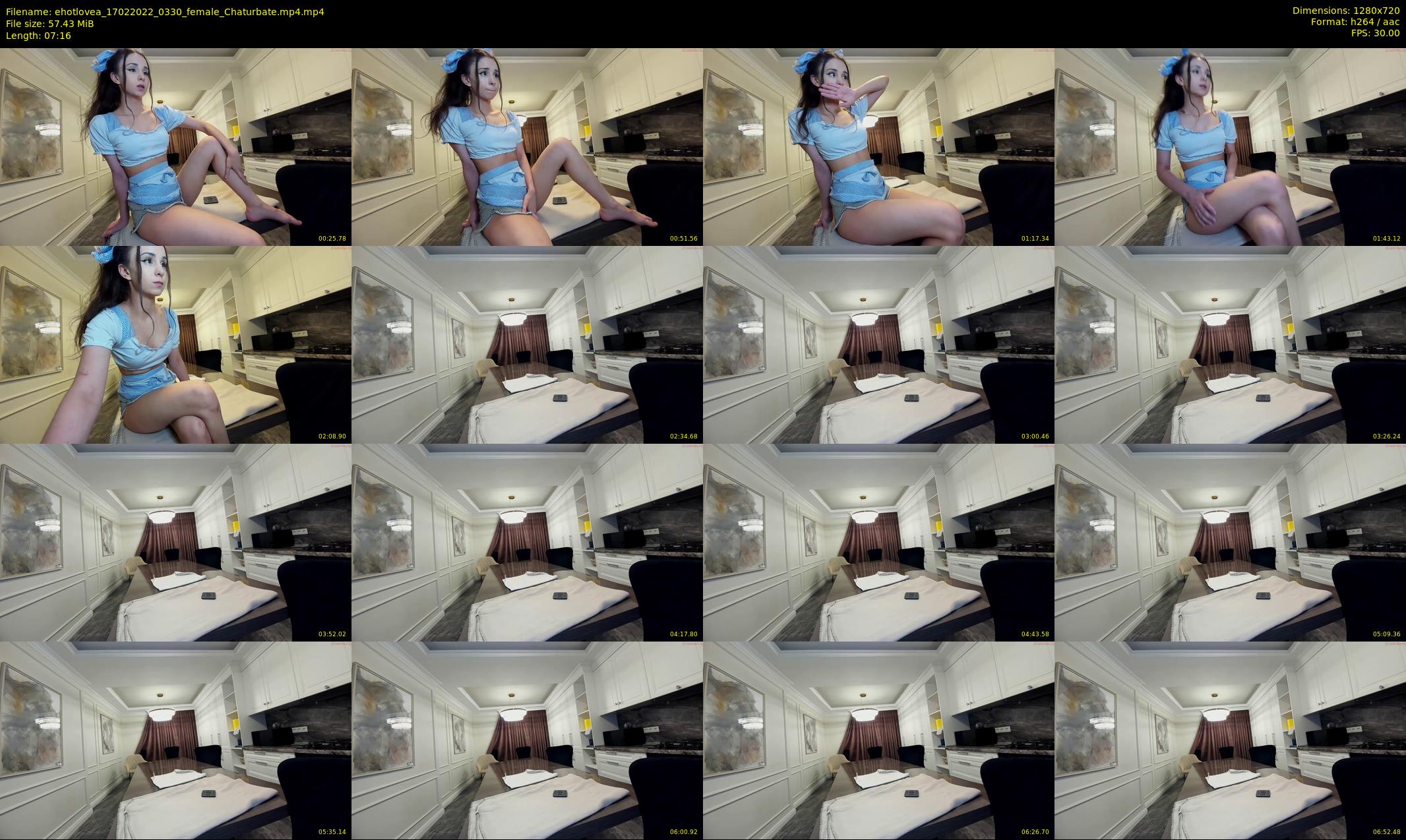 ehotlovea — 8 minute Chaturbate female cam show recording, 720p, Feb 17, 2022