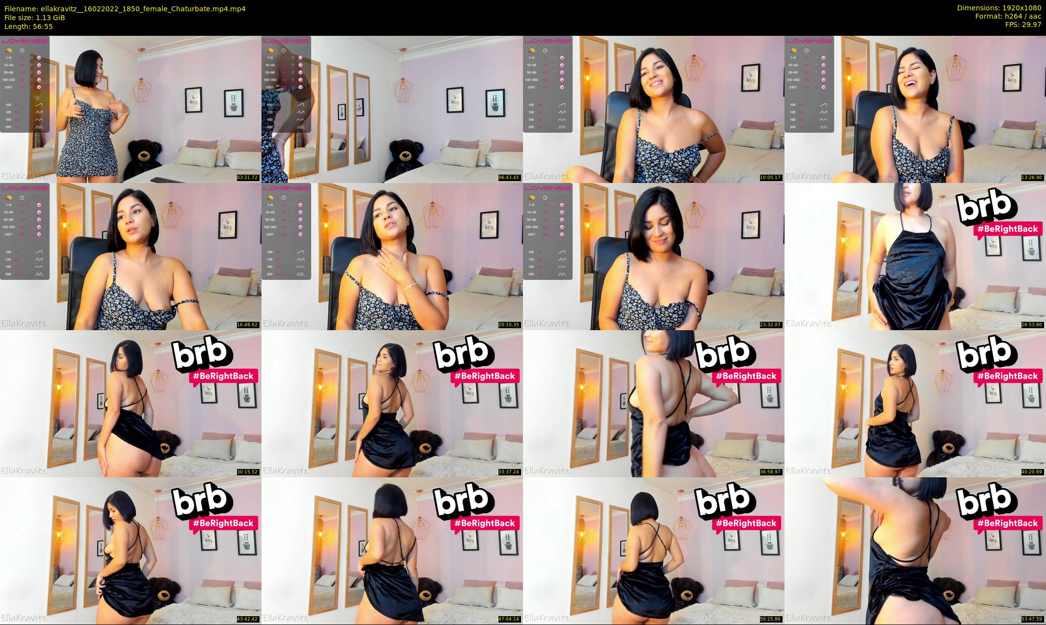 ellakravitz_ — 57 minute Chaturbate female cam show recording, 1080p, Feb 16, 2022