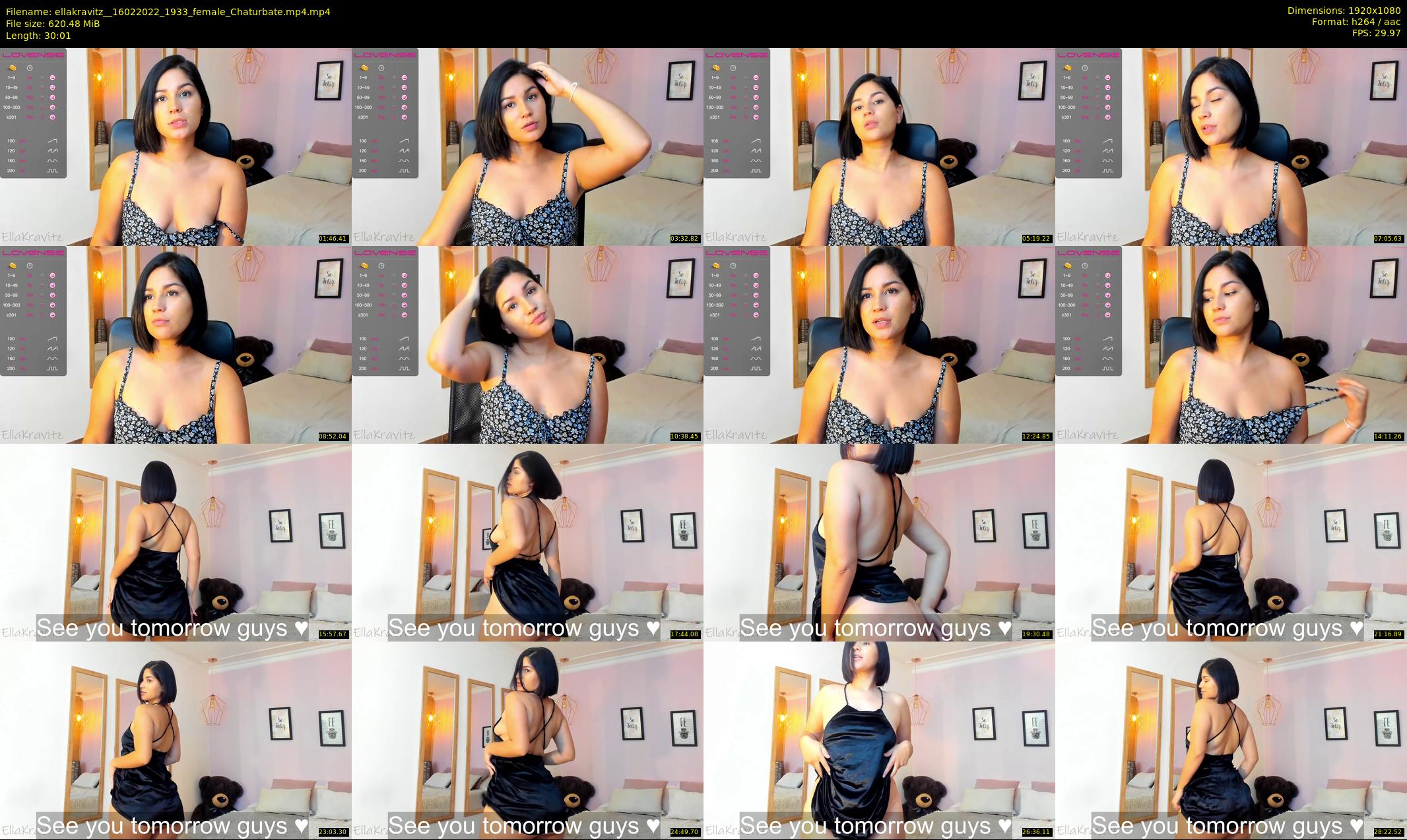 ellakravitz_ — 31 minute Chaturbate female cam show recording, 1080p, Feb 16, 2022