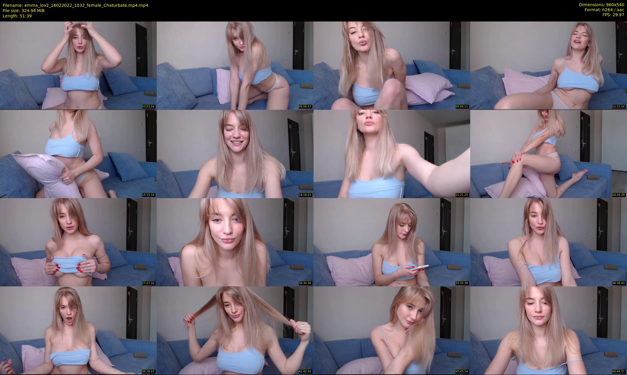 emma_lov2 — 52 minute Chaturbate female cam show recording, 480p, Feb 16, 2022