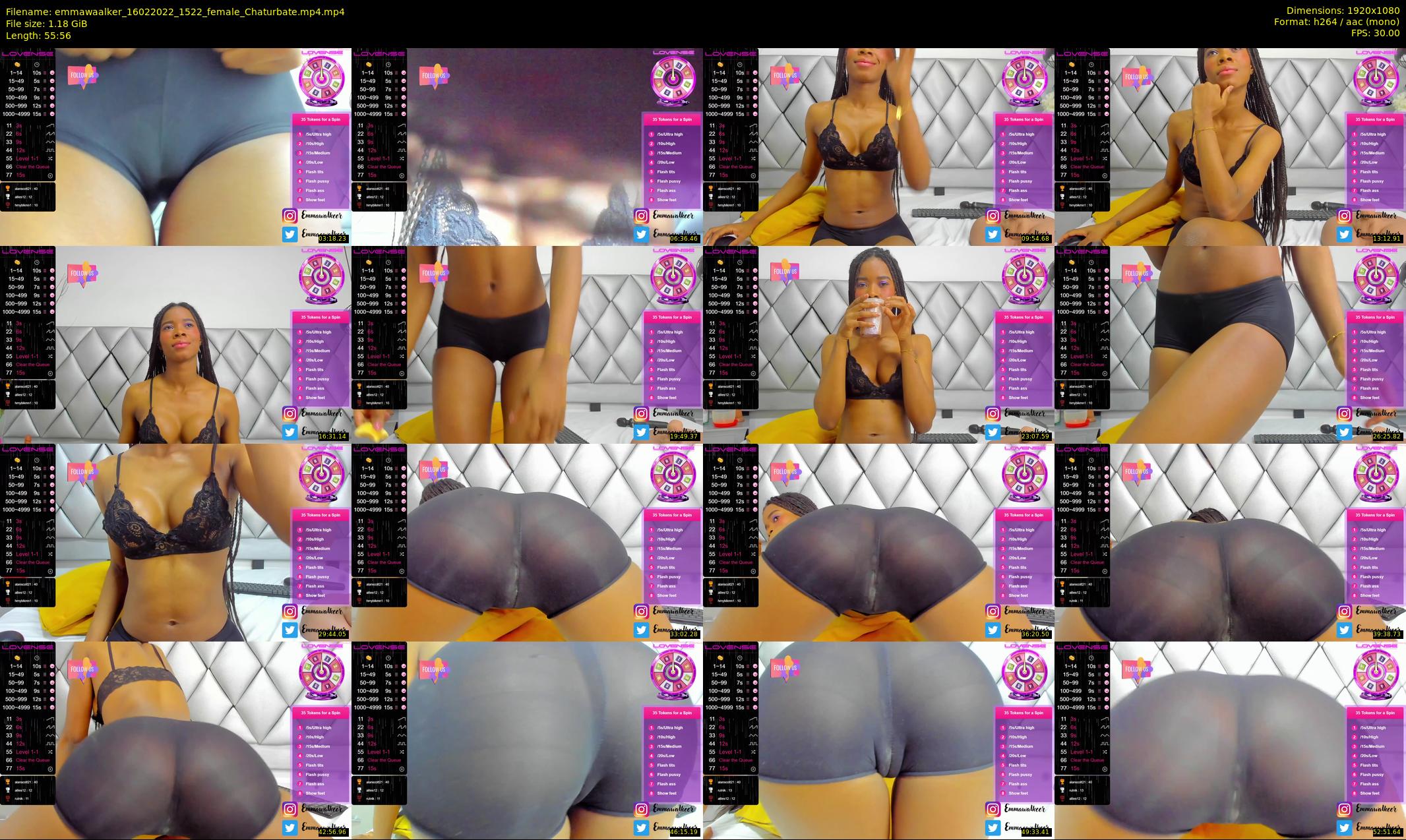 emmawaalker — 56 minute Chaturbate female cam show recording, 1080p, Feb 16, 2022