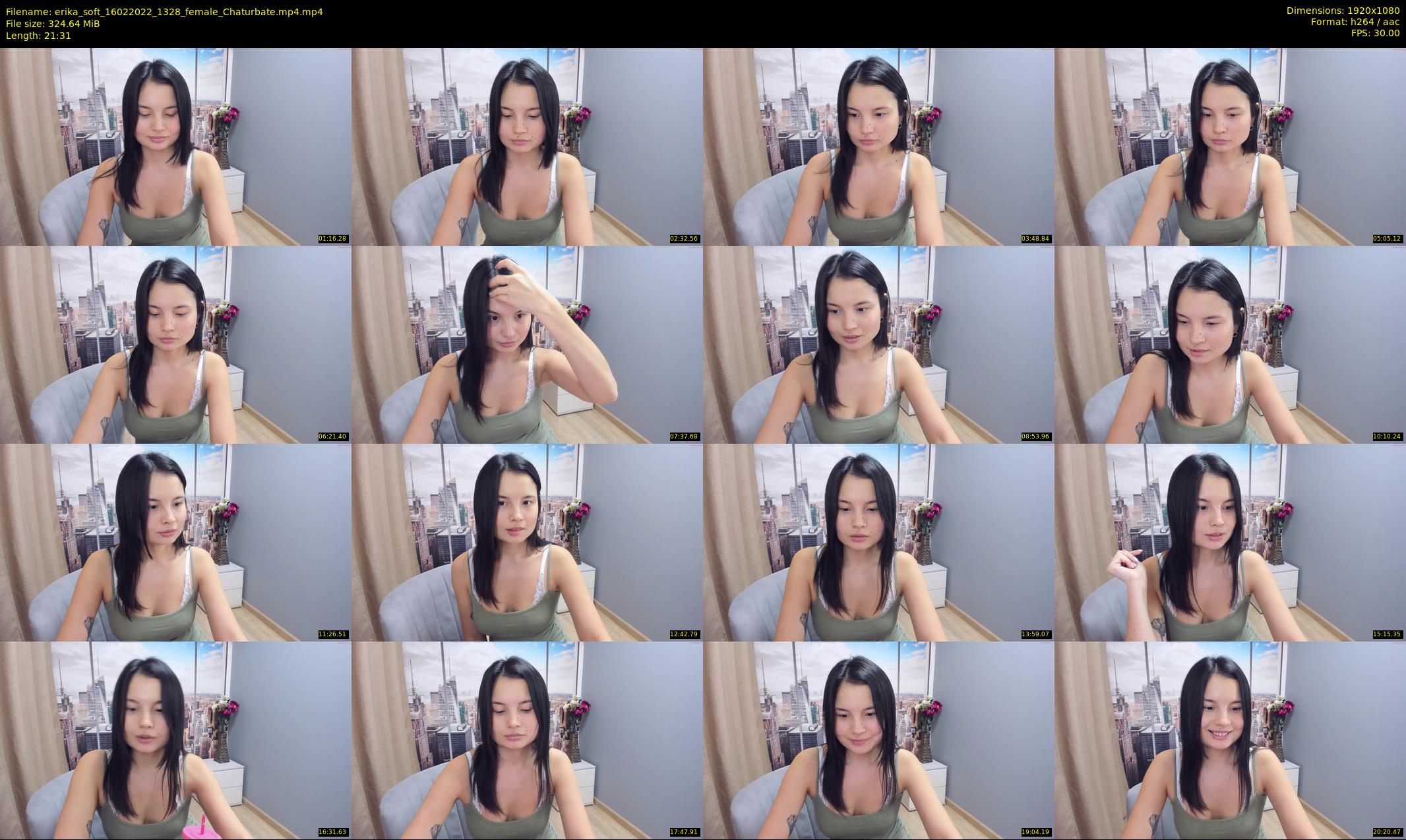erika_soft — 22 minute Chaturbate female cam show recording, 1080p, Feb 16, 2022